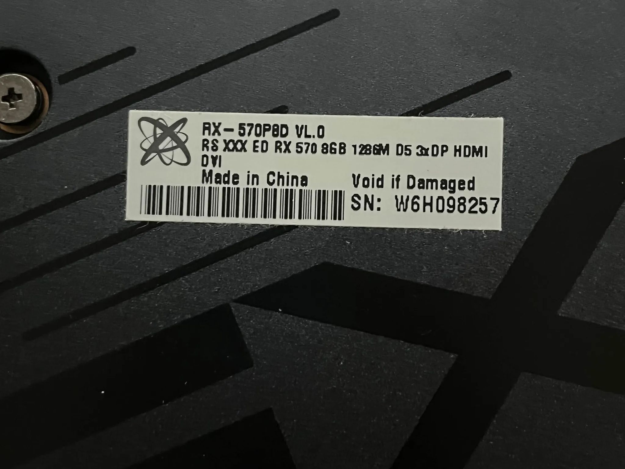 AMD RX 570 w/o cables