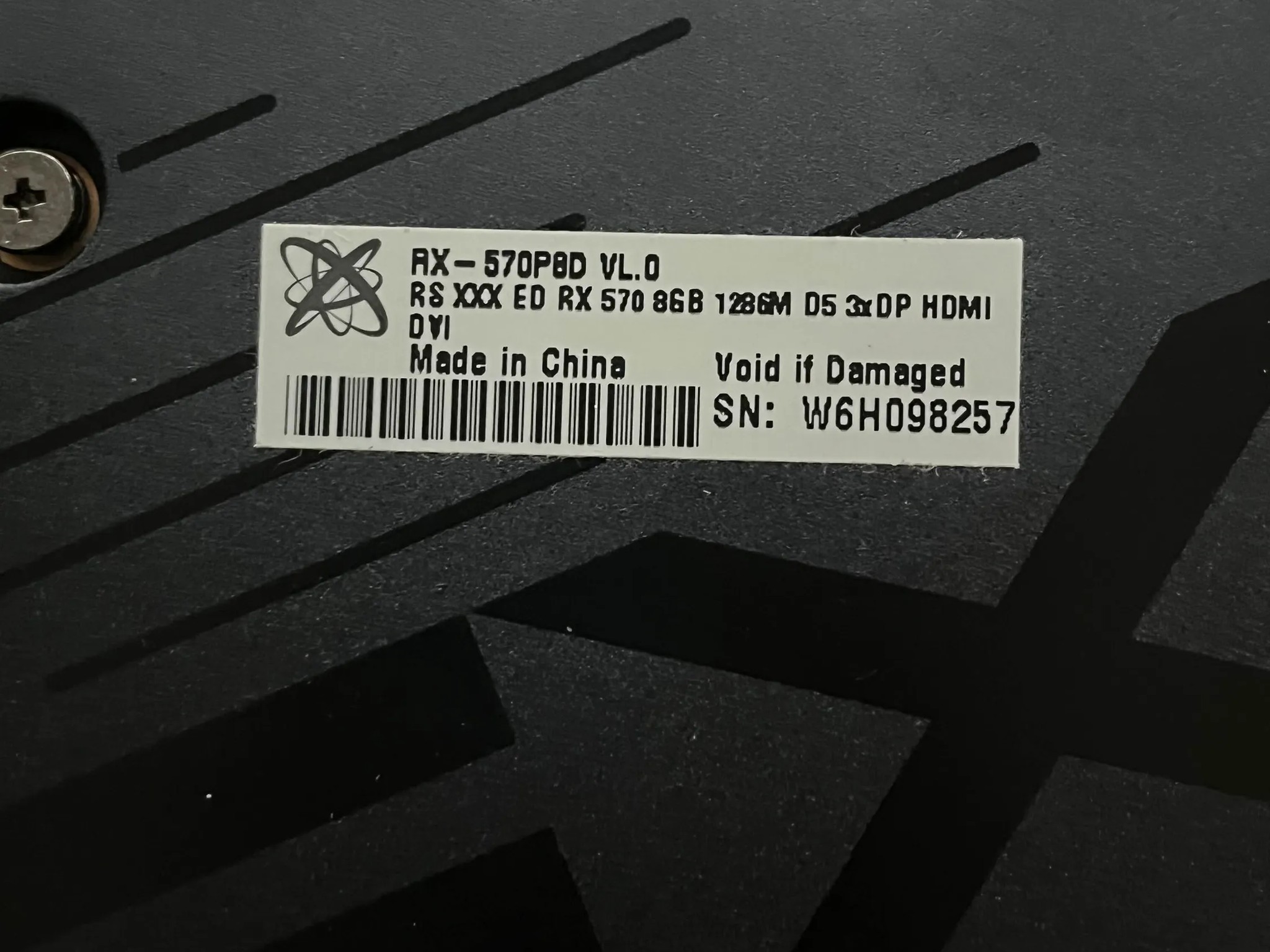 AMD RX 570 w/o cables