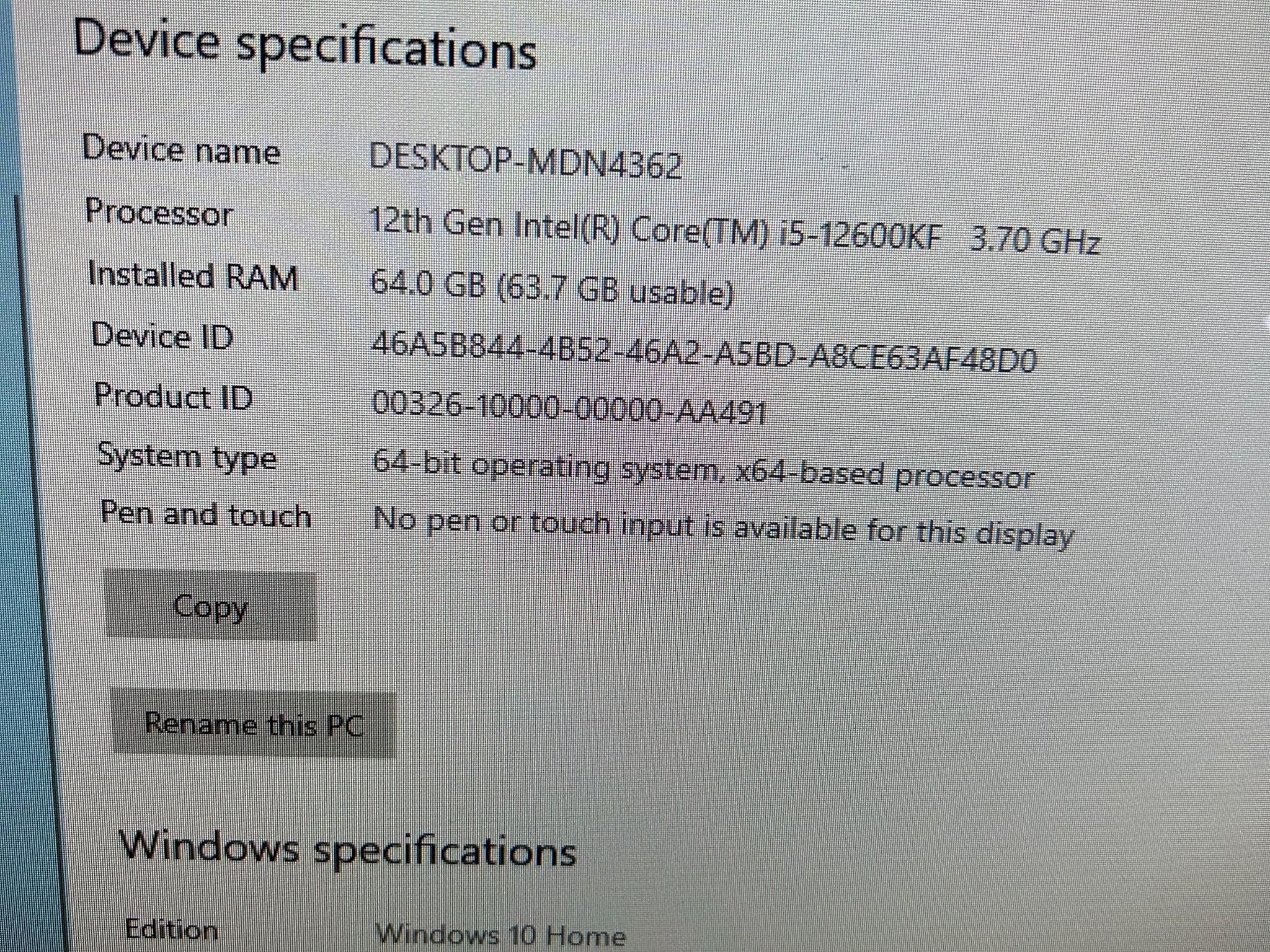 Power Panda (64 DDR5 ram 2 tb hd 4060 GPU unlocked CPU)