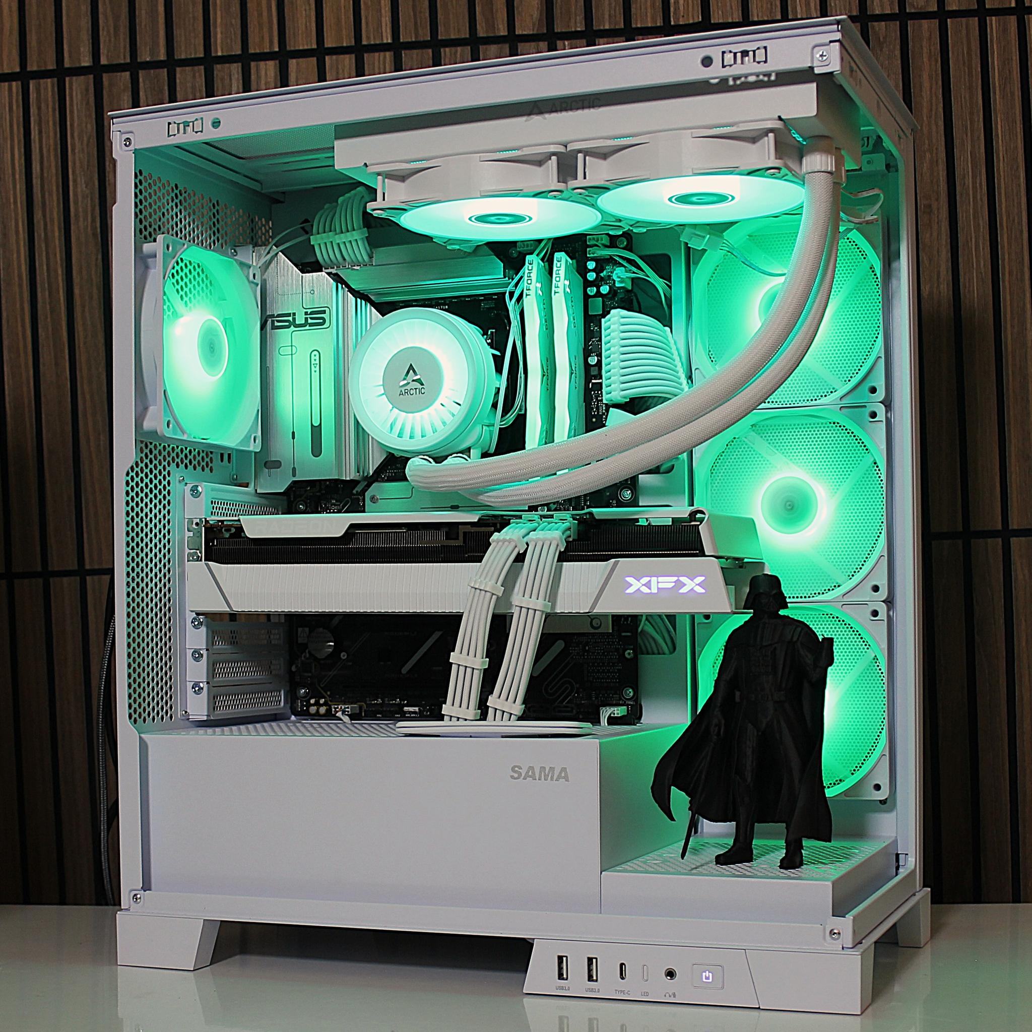 Whiteout | RX 7800XT 16GB |Ryzen 7 7700 | 32GB DDR5 | 1TB NVME | Arctic | 850W platinum | WIndows 11