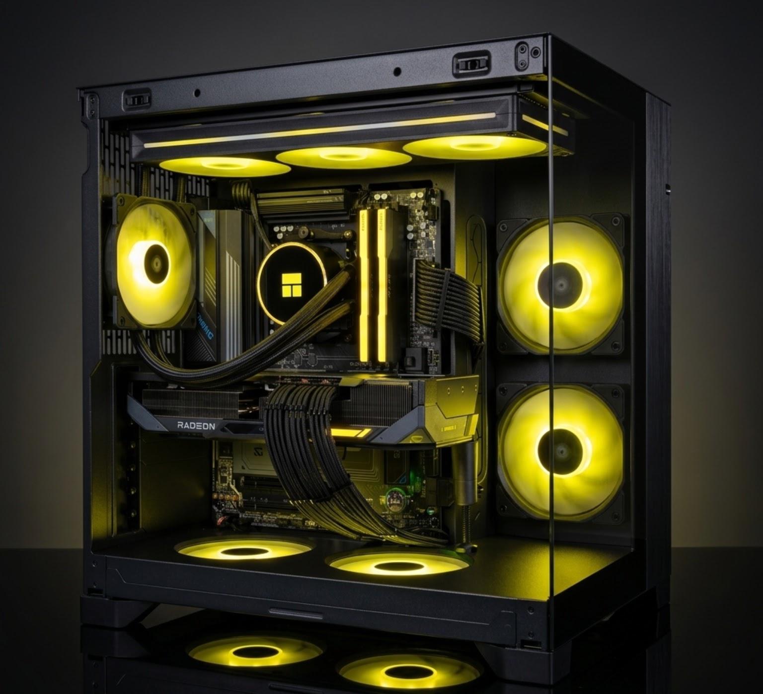 ☄️AMD Beast Gaming PC☄️ AMD RX 9070 XT 16GB☄️ AMD Ryzen 7 7800X3D☄️ 32GB DDR5☄️2TB NVM...