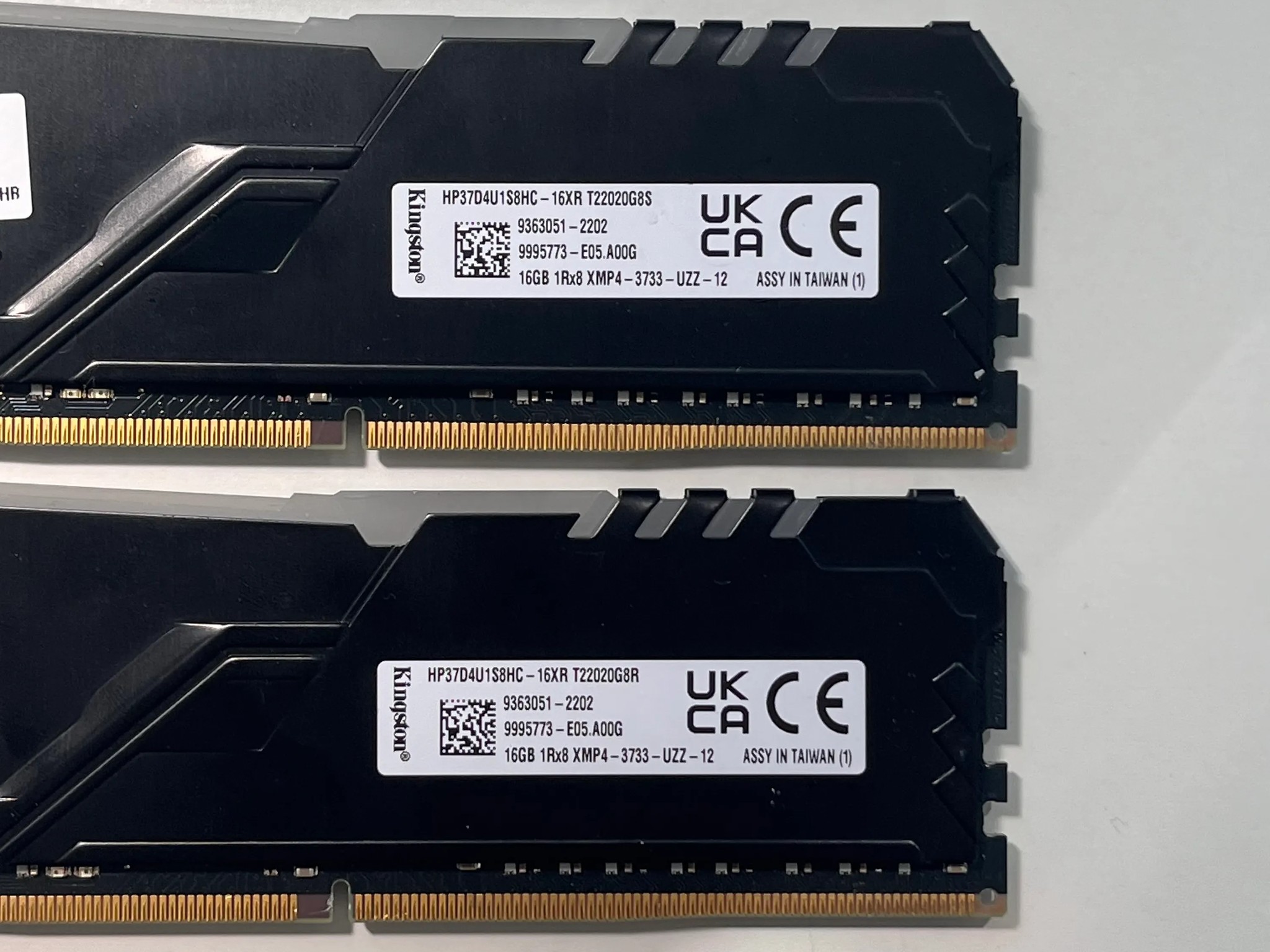 HyperX RGB Fury DDR5 32GB (2x16) 3733 C19