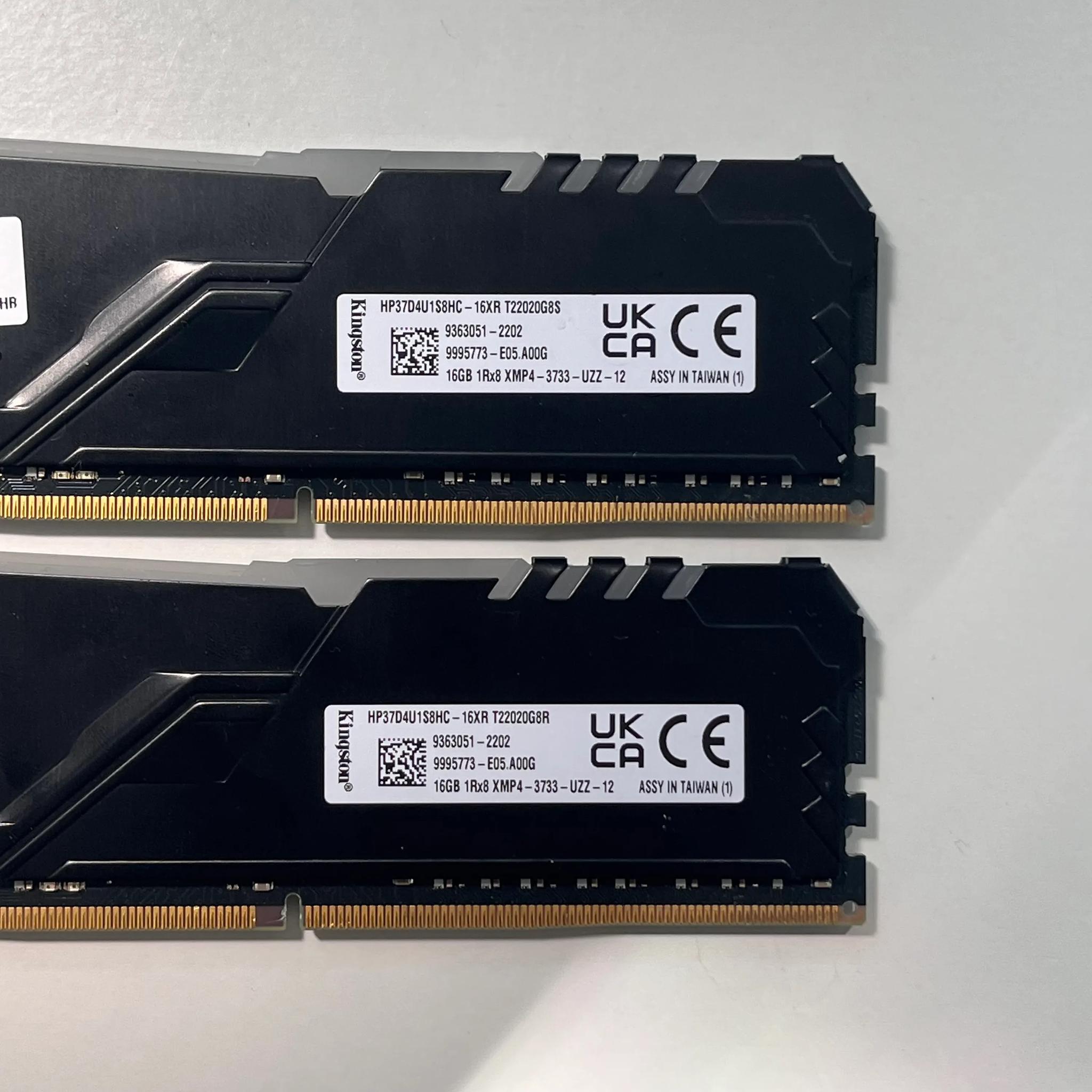 HyperX RGB Fury DDR5 32GB (2x16) 3733 C19
