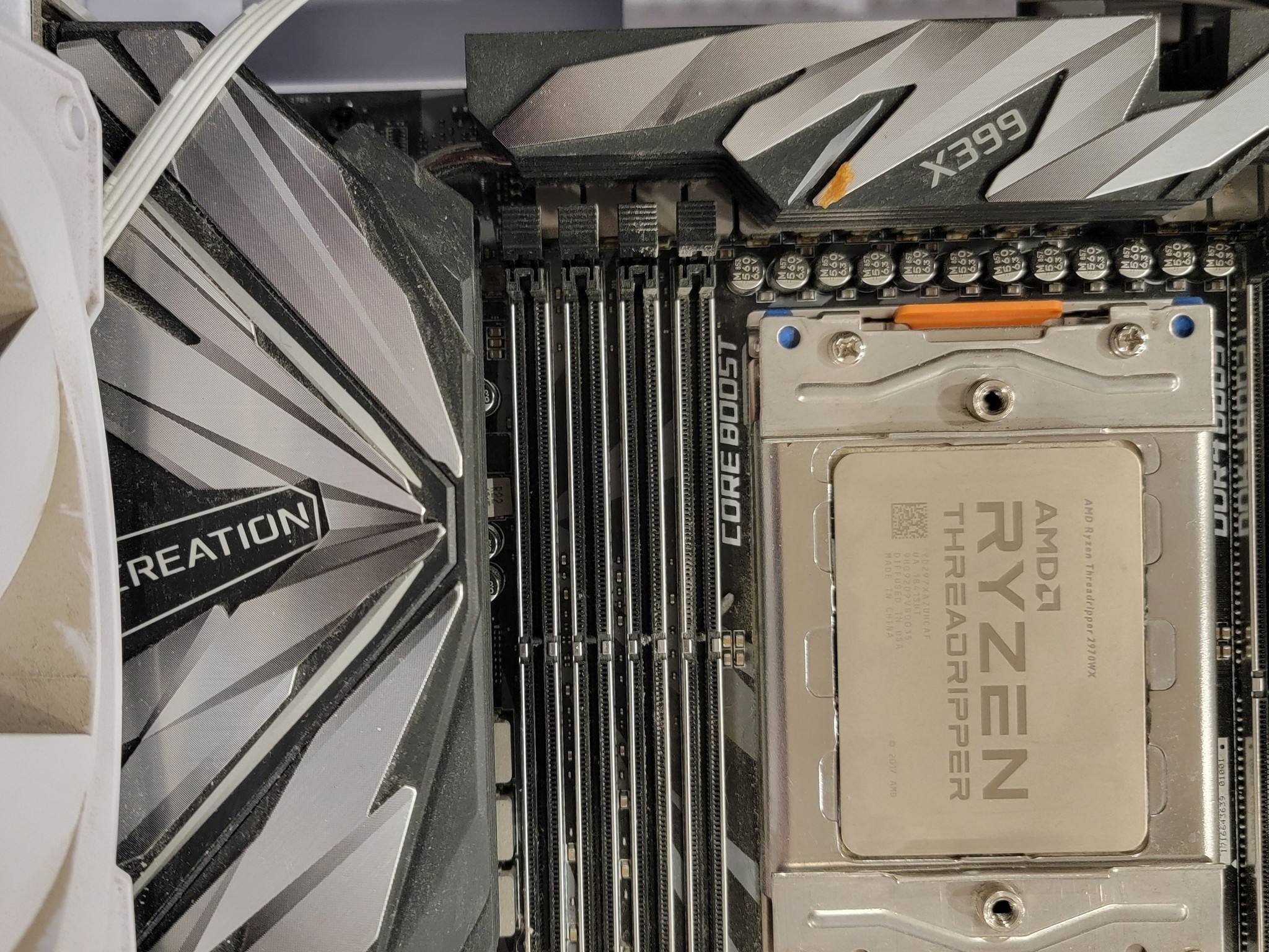 MSI x399 Creation w/2970WX Threadripper And Cooler