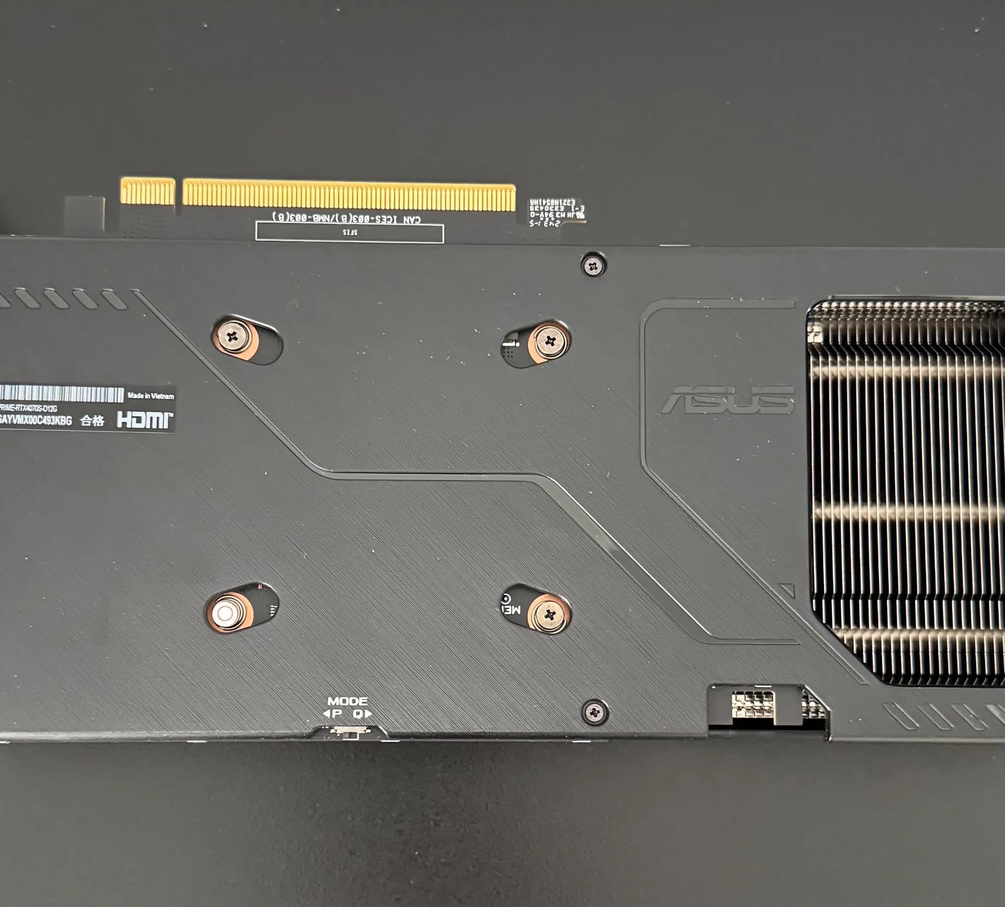 Asus PRIME OC GeForce RTX 4070 SUPER 12 GB