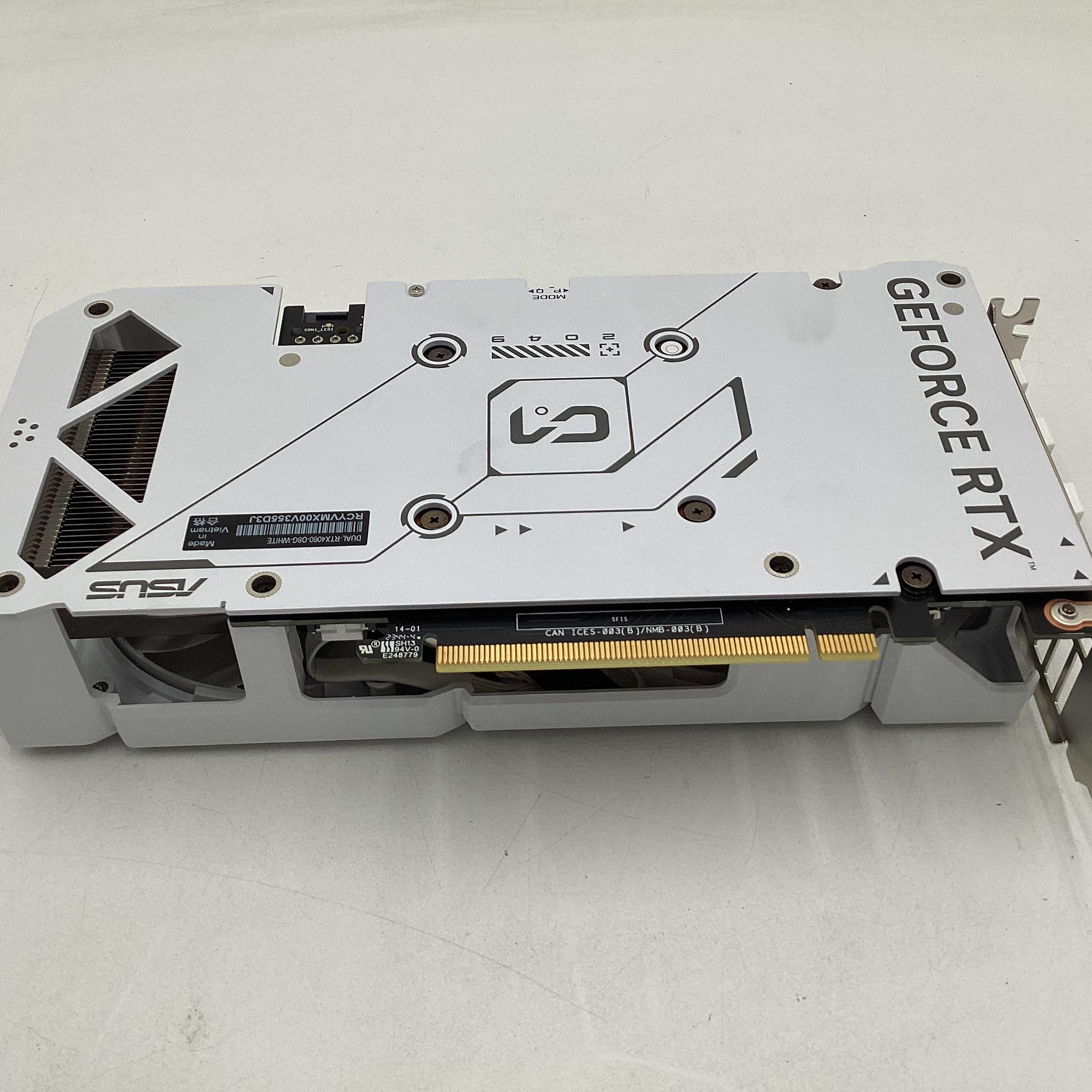 Roll over image to zoom in ASUS Dual GeForce RTX™ 4060 OC White Edition 8GB GDDR6