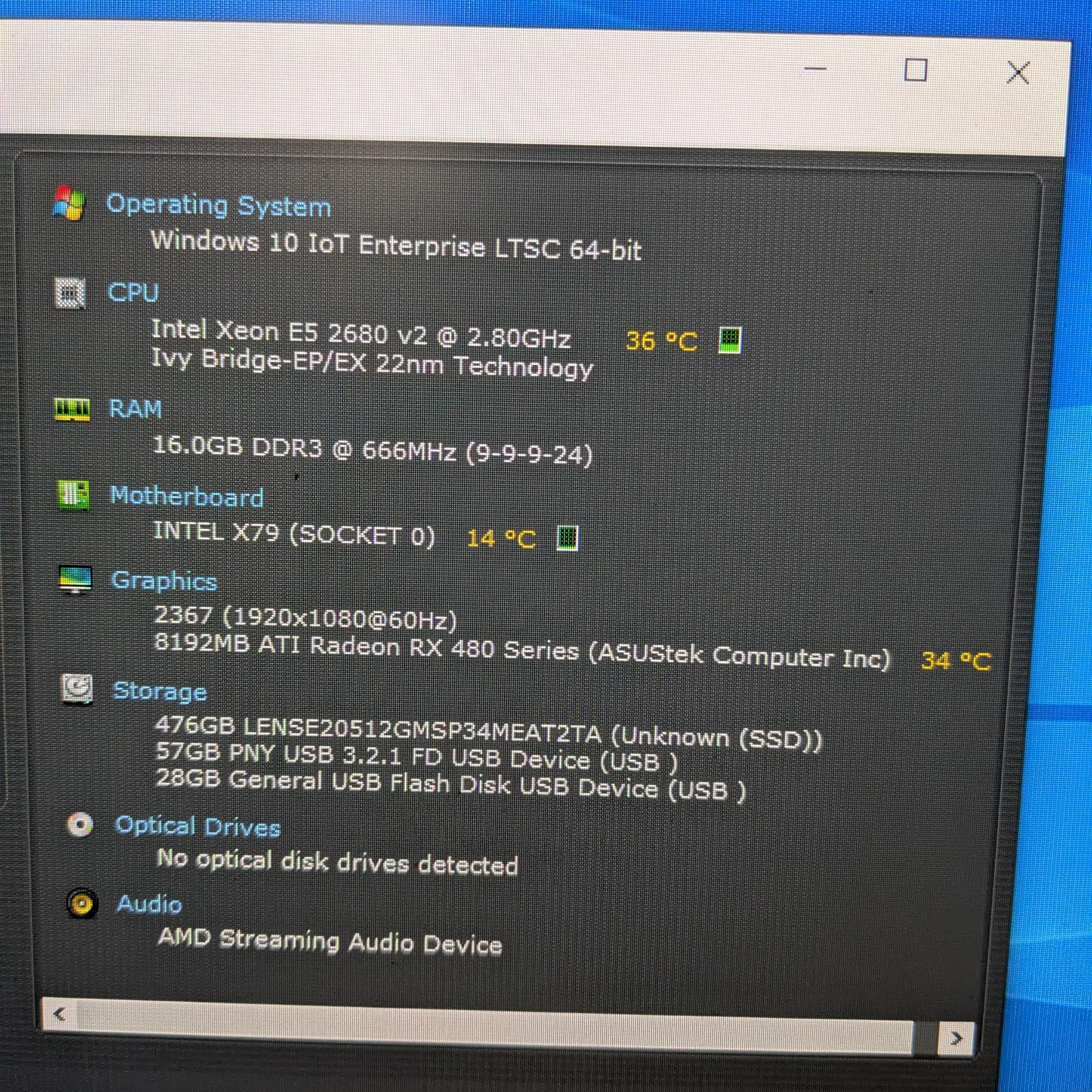 140 FPS Fortnite | 180 Day Warranty | 10 Core Xeon, 16GB RAM, RX 480 8G, 512GB SSD, Win10, Wifi