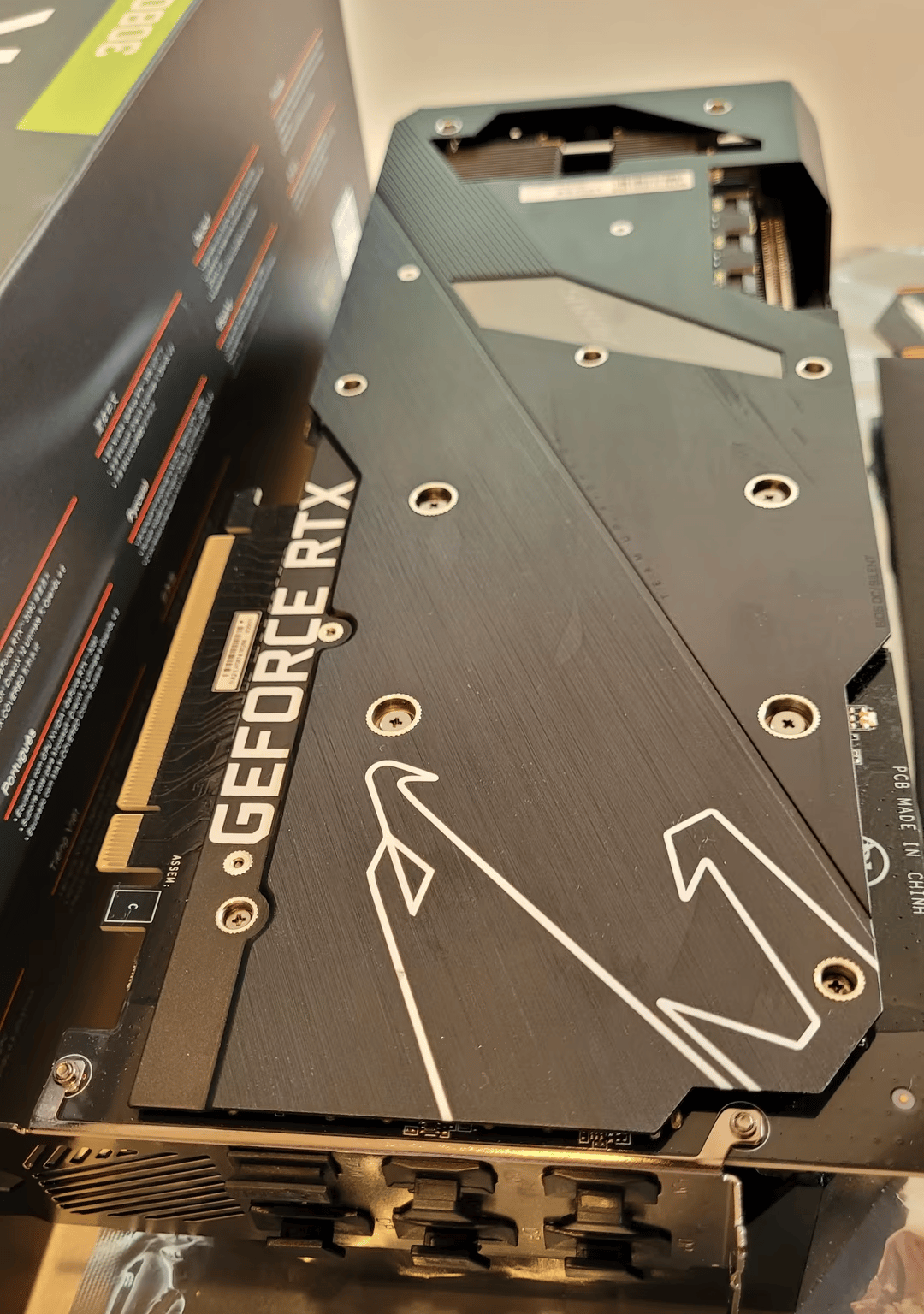 GIGABYTE AORUS Nvidia GeForce RTX 3080 MASTER 10GB GDDR6X Graphics Card - Rev. 2