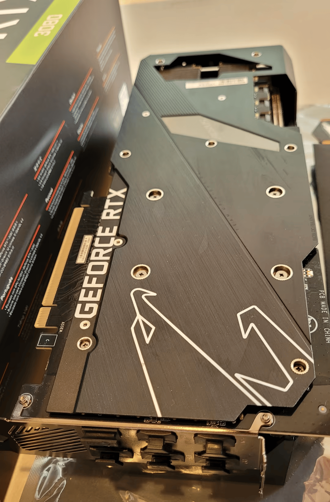 GIGABYTE AORUS Nvidia GeForce RTX 3080 MASTER 10GB GDDR6X Graphics Card - Rev. 2