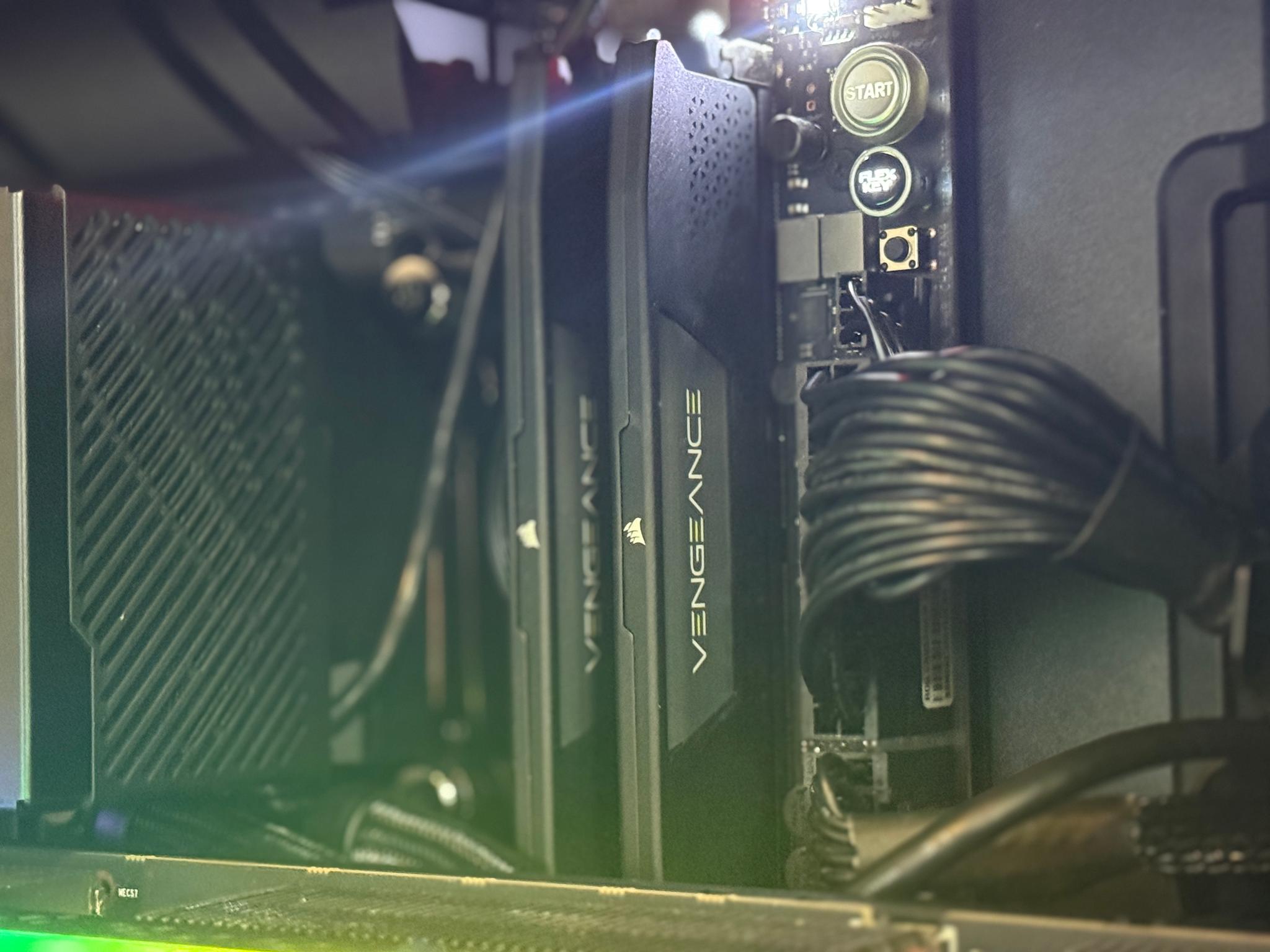 The Dark Sentinel – RTX 3090 Ti | 9950X | 64GB RAM | 4TB NVMe | 1000W Gold | AI & Creator Fortress