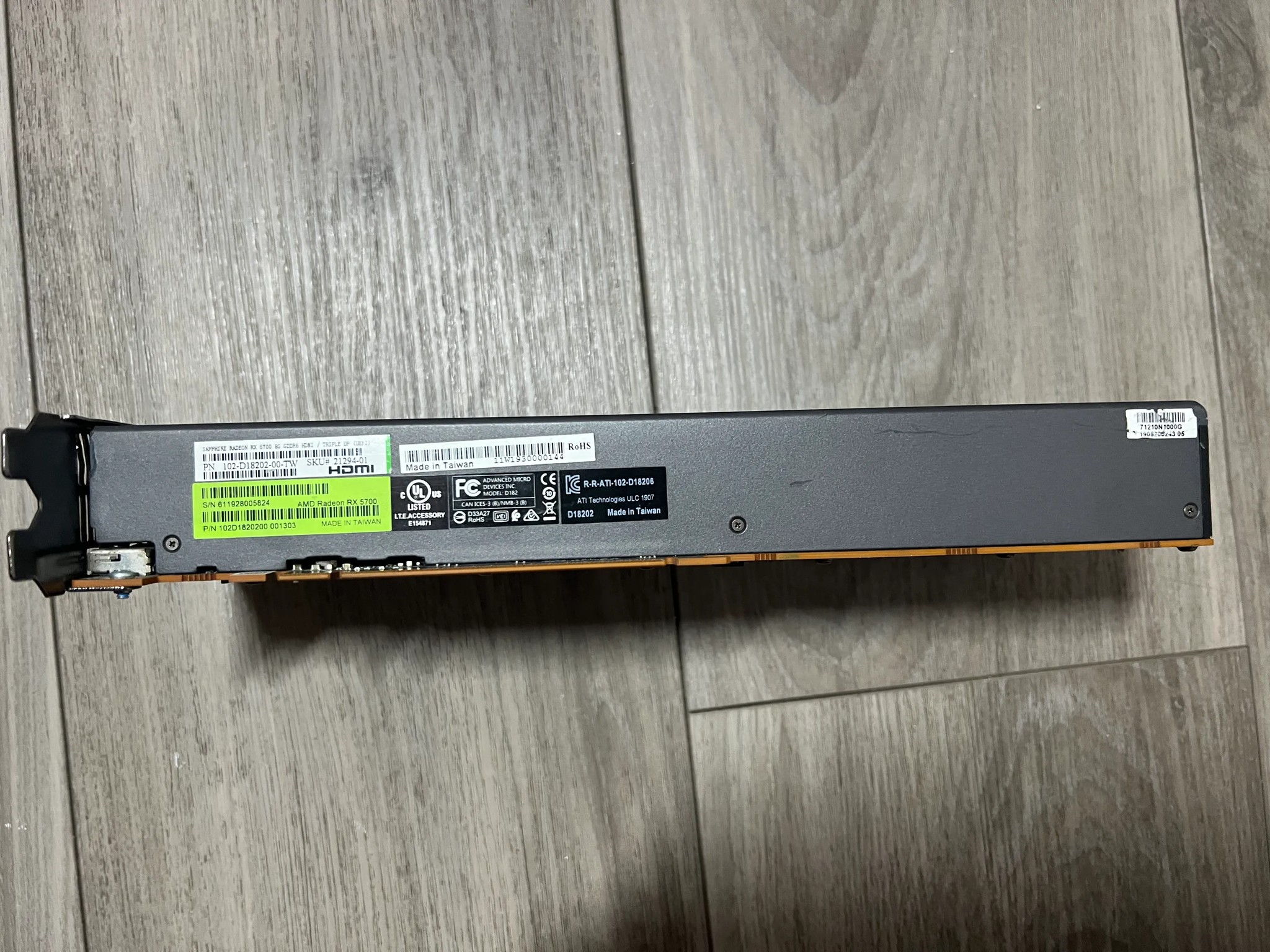 AMD Radeon RX 5700 8GB (AS-IS)