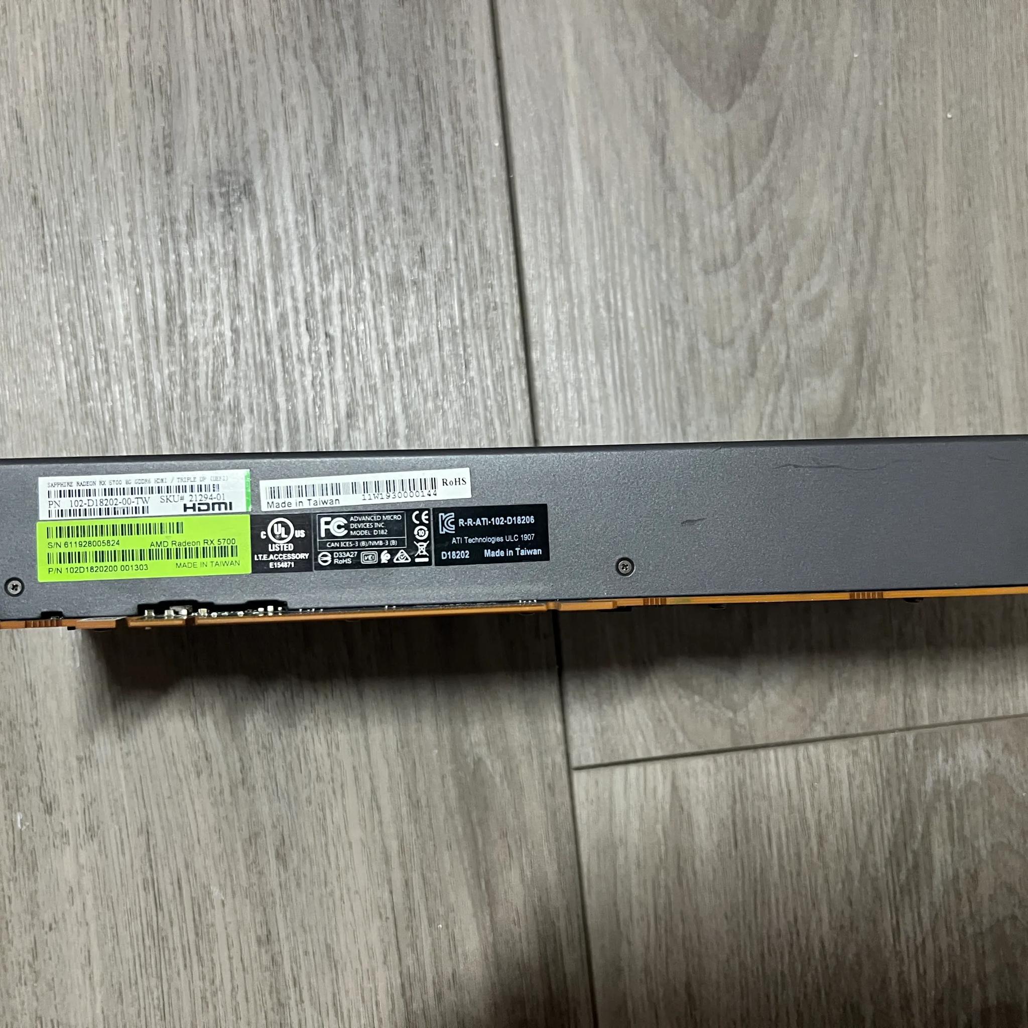 AMD Radeon RX 5700 8GB (AS-IS)
