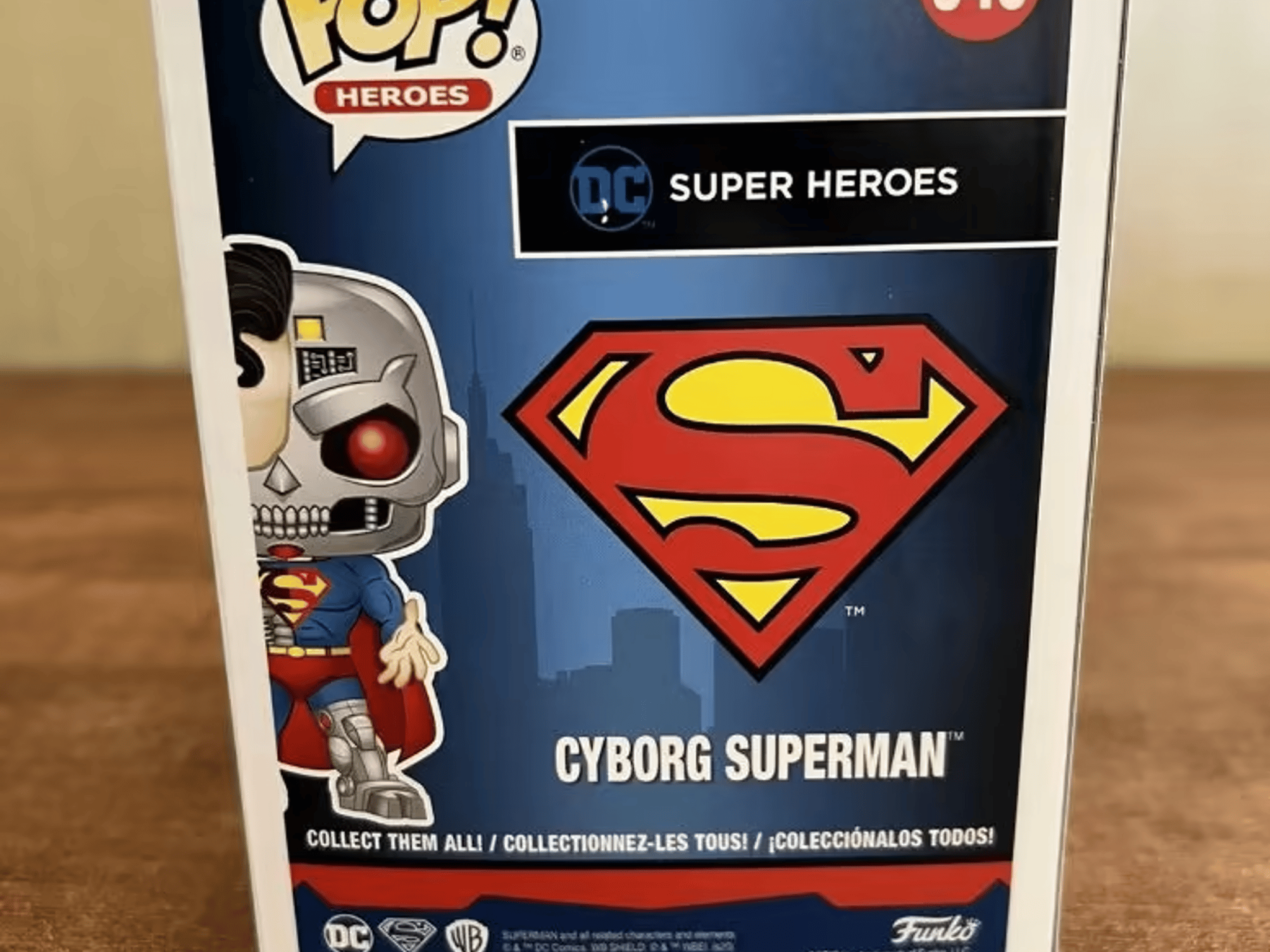 Authentic Cyborg Superman Funko Pop San Diego Comic Con Sticker [SDCC] Exclusive