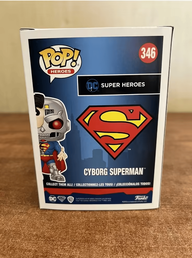 Authentic Cyborg Superman Funko Pop San Diego Comic Con Sticker [SDCC] Exclusive