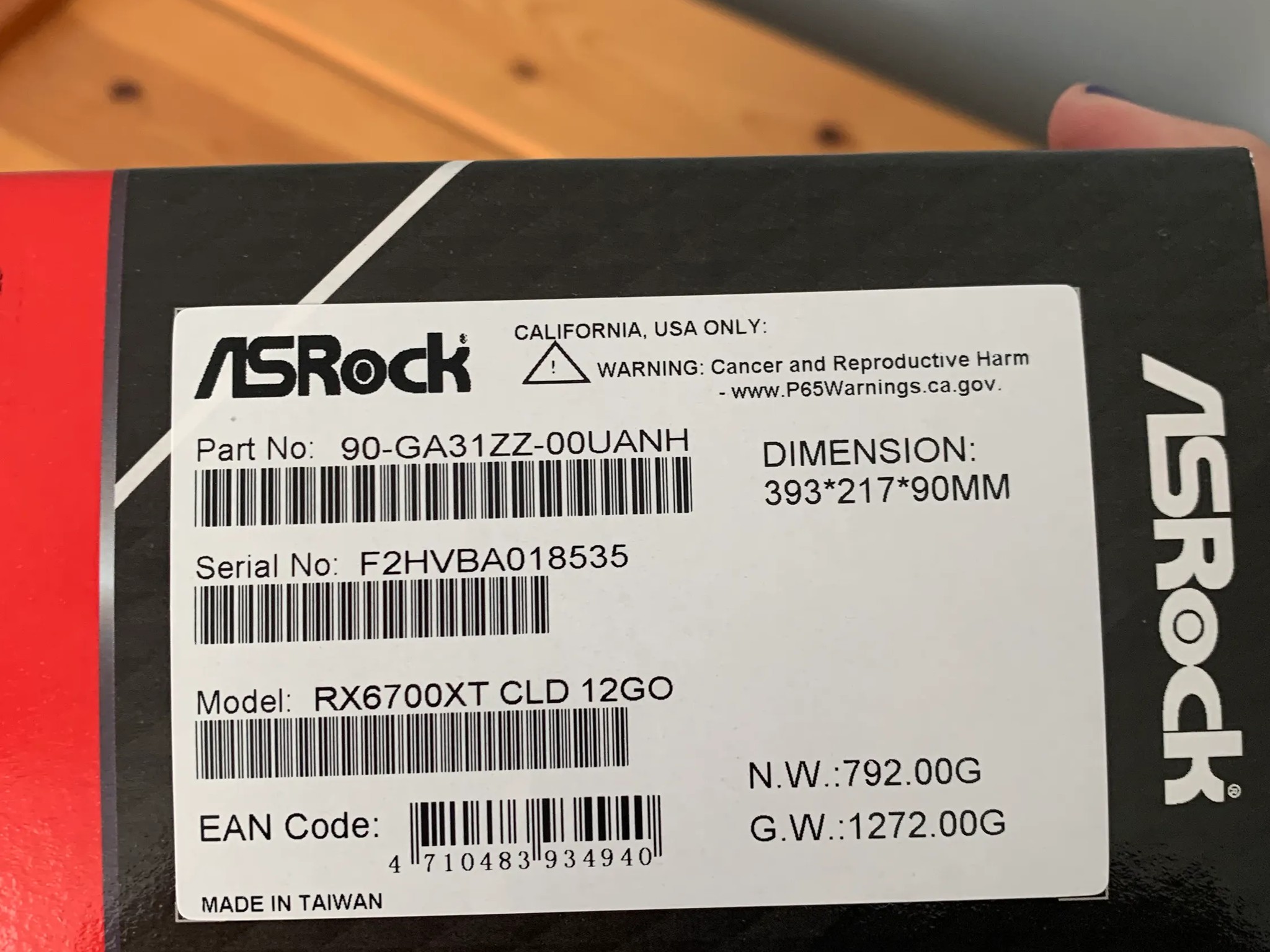 ASRock Challenger Graphics Card  -  Only used 1 time!