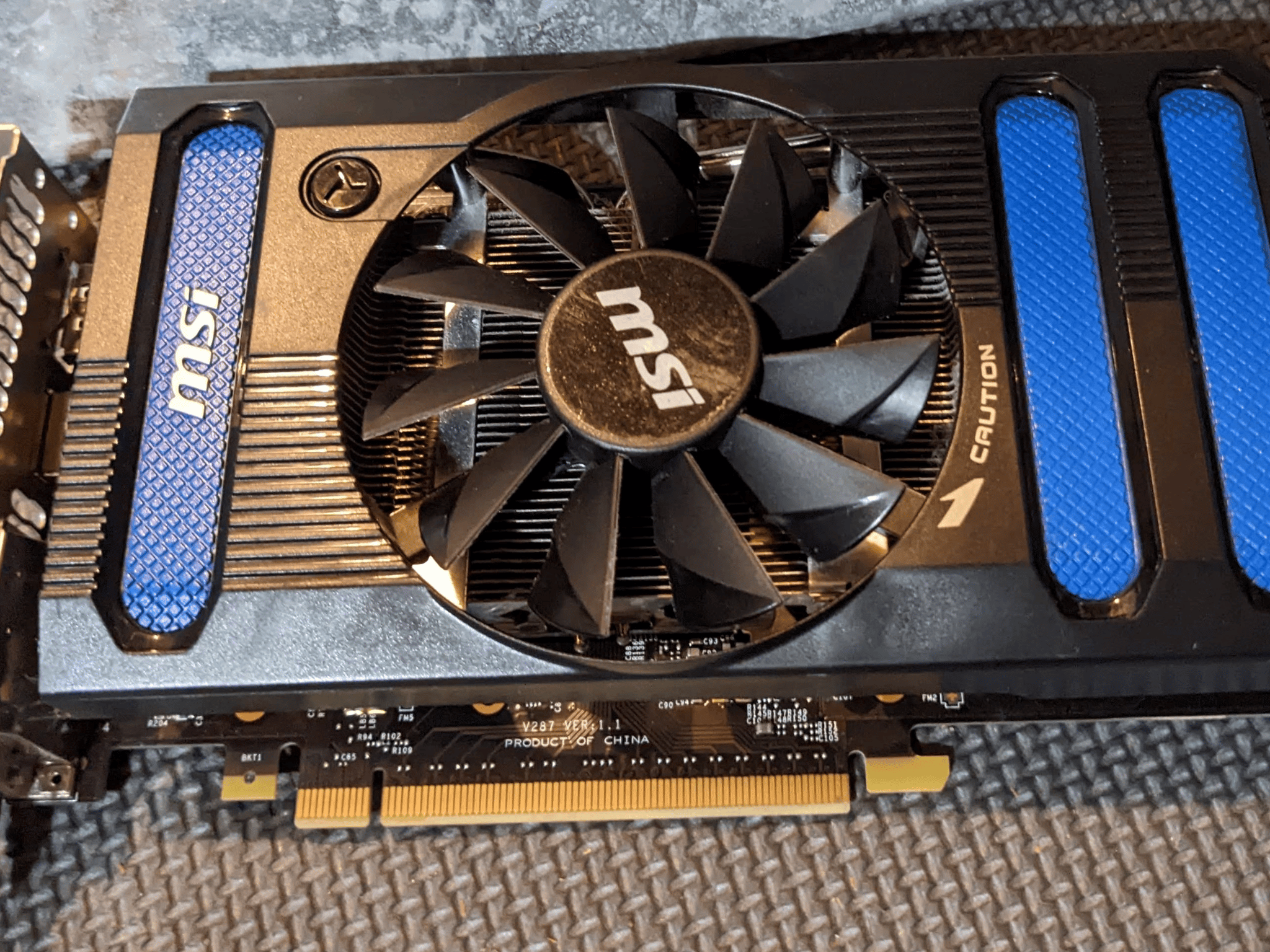 MSI Nvidia GeForce GTX 650 Ti 2 GB GDDR5 PCI Express x16 Desktop Video Card -Good Condition