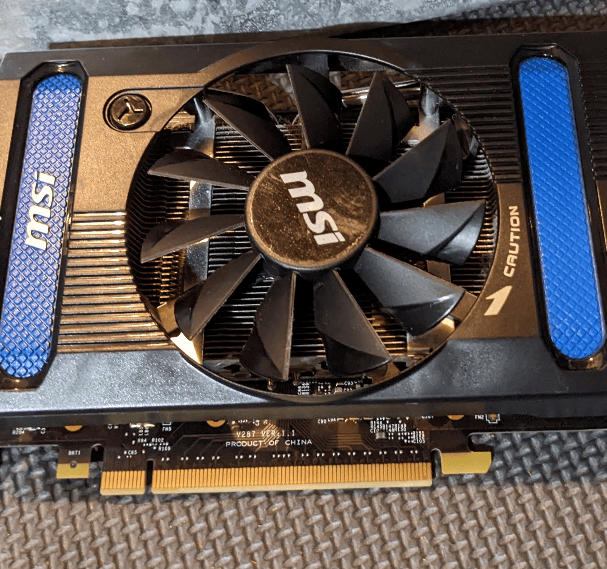 MSI Nvidia GeForce GTX 650 Ti 2 GB GDDR5 PCI Express x16 Desktop Video Card -Good Condition