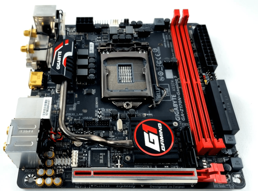 Gigabyte GA-Z170N-Gaming 5, mini-ITX MOBO Bundle Intel i7-7700K CPU 16GB (2x8 GB) DDR4 RAM IO Shield