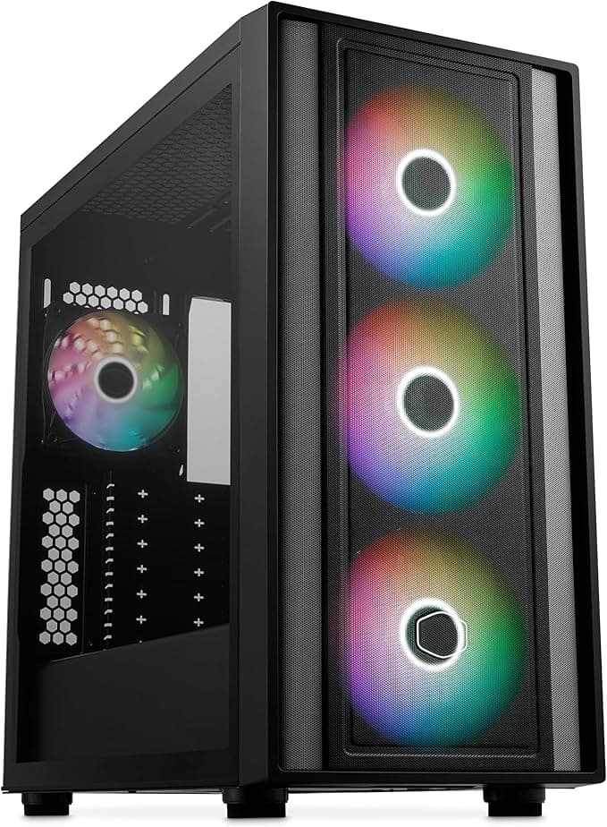Cooler Master MasterBox 600 ATX Black Mid-Tower Computer Case