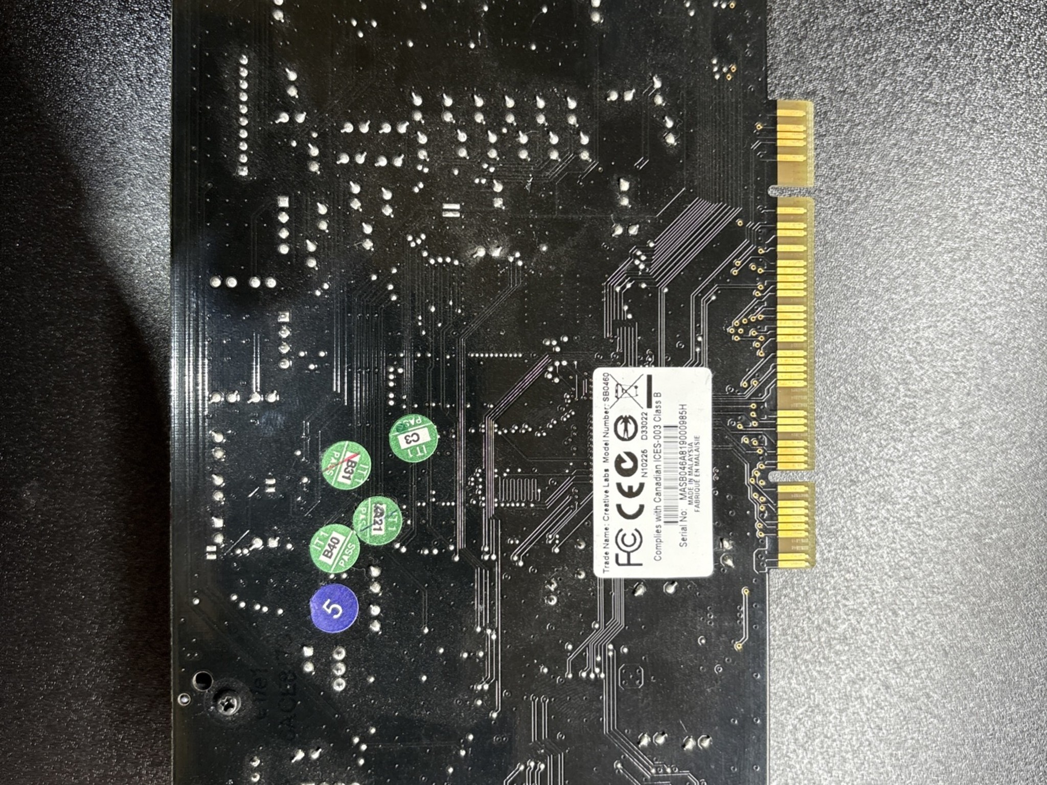 SOLD! Creative Labs Sound Blaster X-FI FATAL1TY Edition SB0460+SB0250