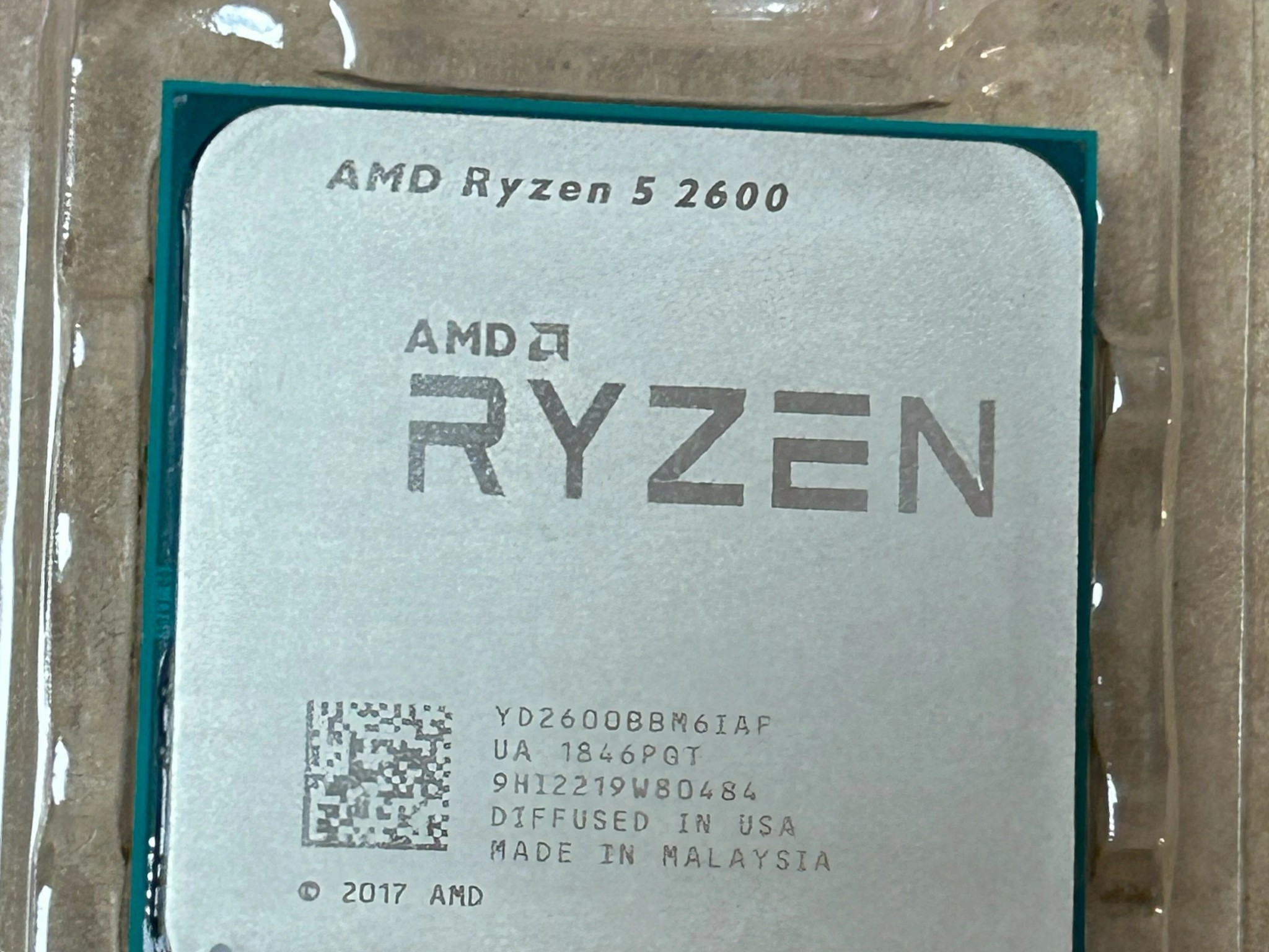 AMD Ryzen 5 2600 3.4 GHz 6-Core Processor w/ Wraith Stealth Cooler