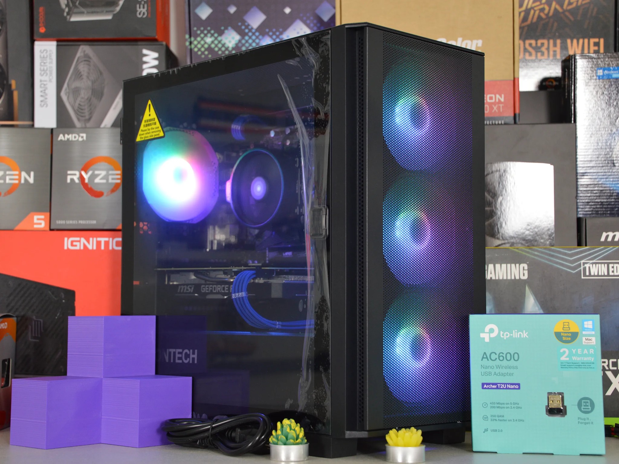 🔵⚫️| RTX 2060 6GB | RYZEN 5 5500 | 16GB GSKILL RAM | 1TB NVME SSD | Midnight Azure |