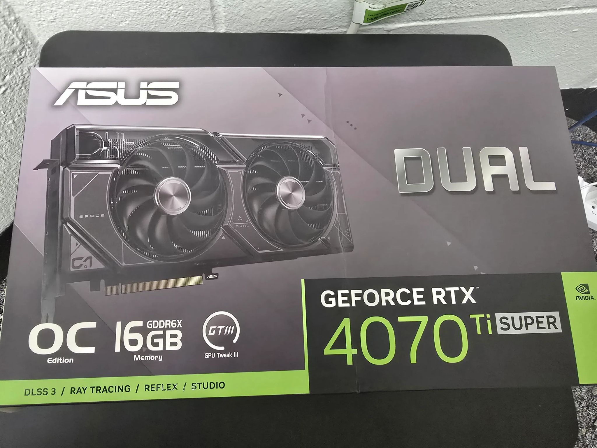 Asus 4070 Ti Super 16gb VRAM Dual Fan