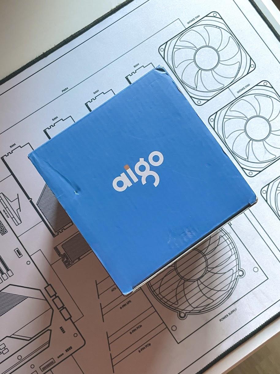 BNIB Aigo AR12 White 120mm ARGB PC Computer Case Fans 5V 3-Pin w/ Remote - 5 Pack
