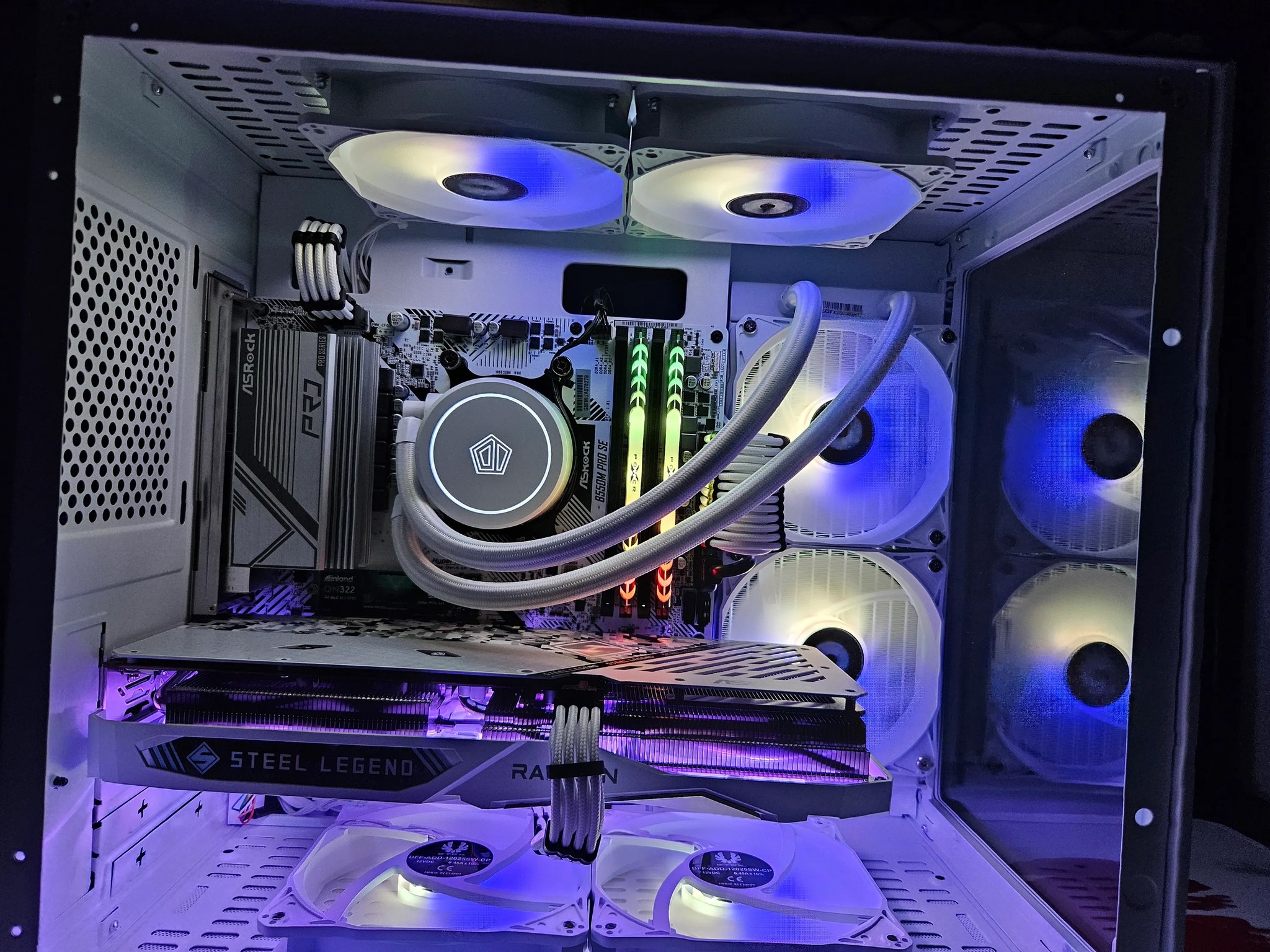 Spooky Season deal! Arctic Beast Liquid cooled RIG Ryzen 7 5700X / 32GB RAM/ 2TB SSD/ RX 6650 XT