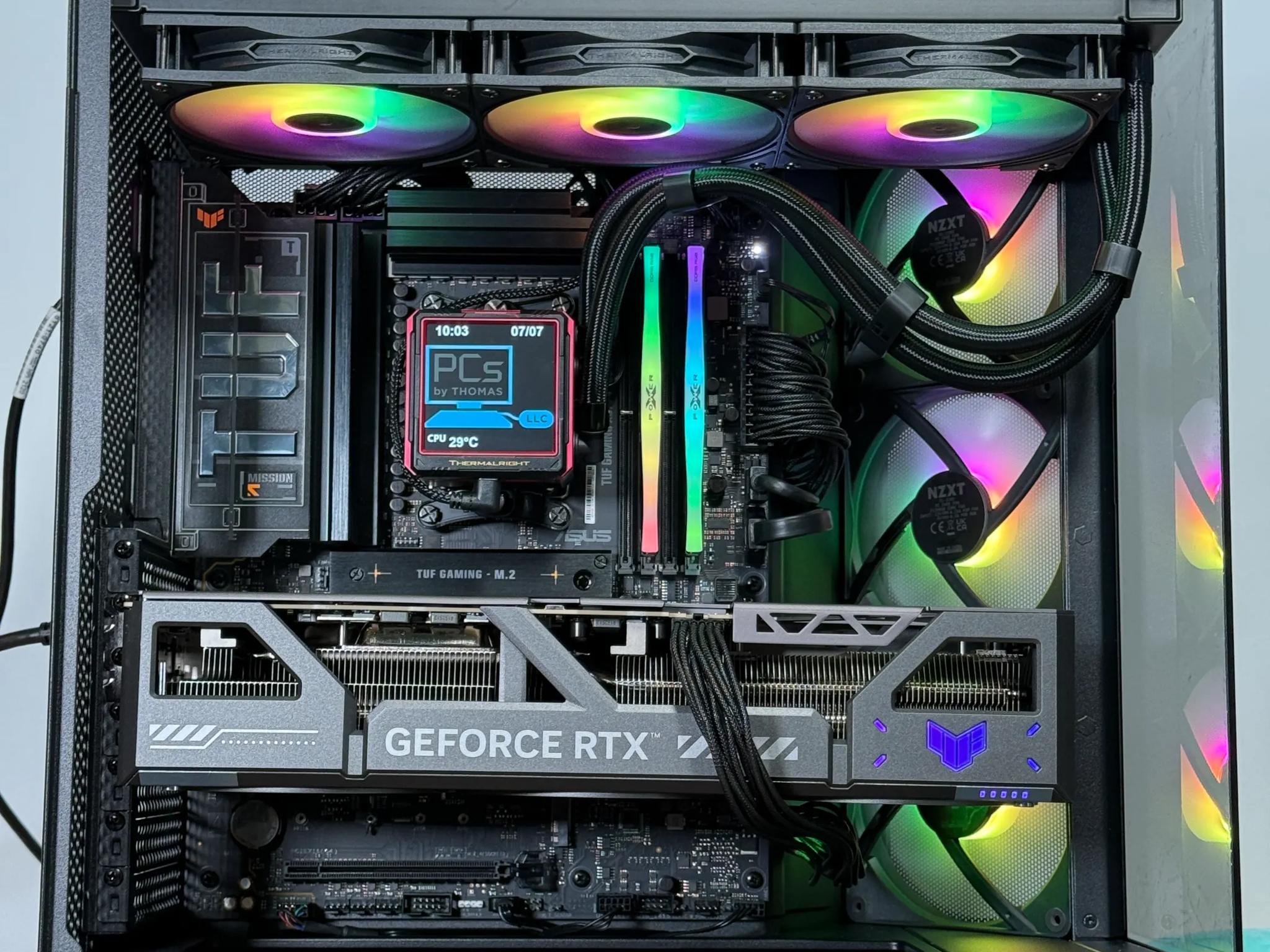 RTX 5090 Ryzen 9950x3d Gaming/Workstation Behemoth 64gb DDR5 4TB SSD