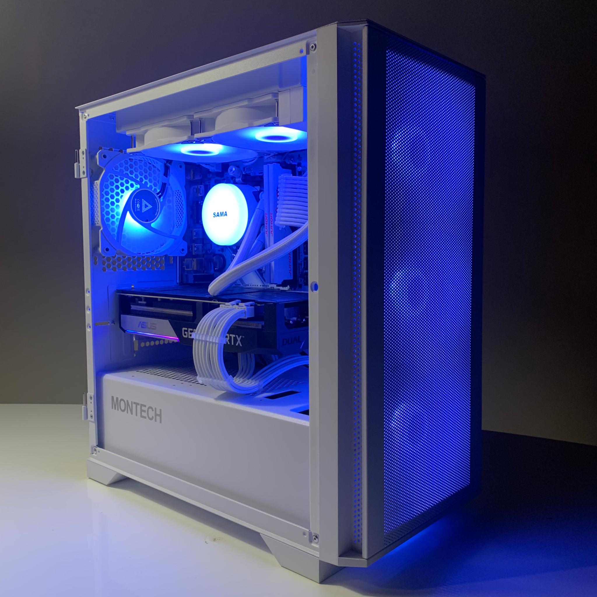 WH1TE 0UT - RTX 3070 - Ryzen 7 3700X - 32 GB RAM - 1 TB SSD - Gaming/Productivity PC