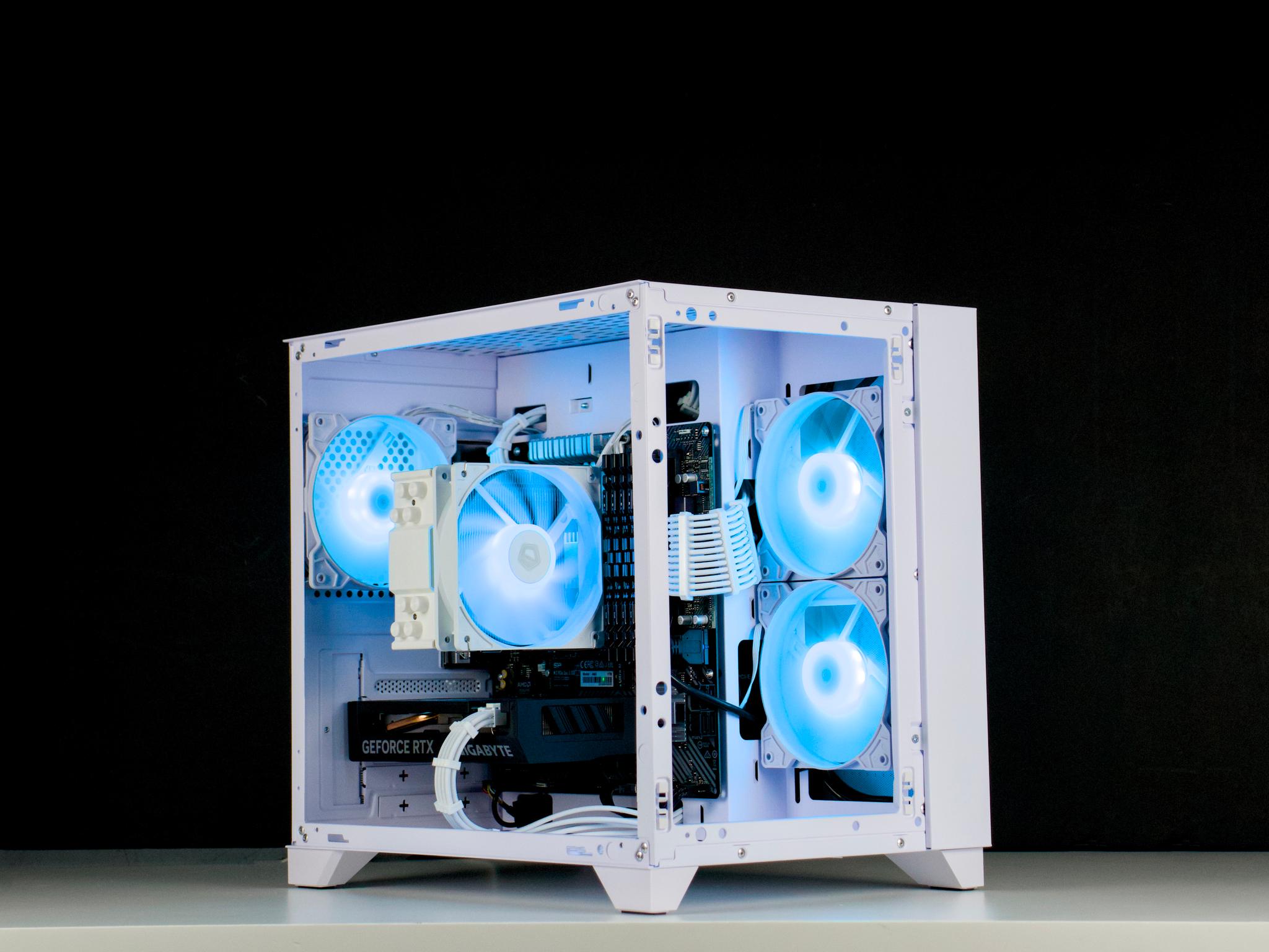 🧊❄️🧊 White Gaming PC – RTX 4060 , Ryzen 5 3600, 32GB RAM, 1TB SSD - WiFi, BlueTooth 🧊❄️🧊