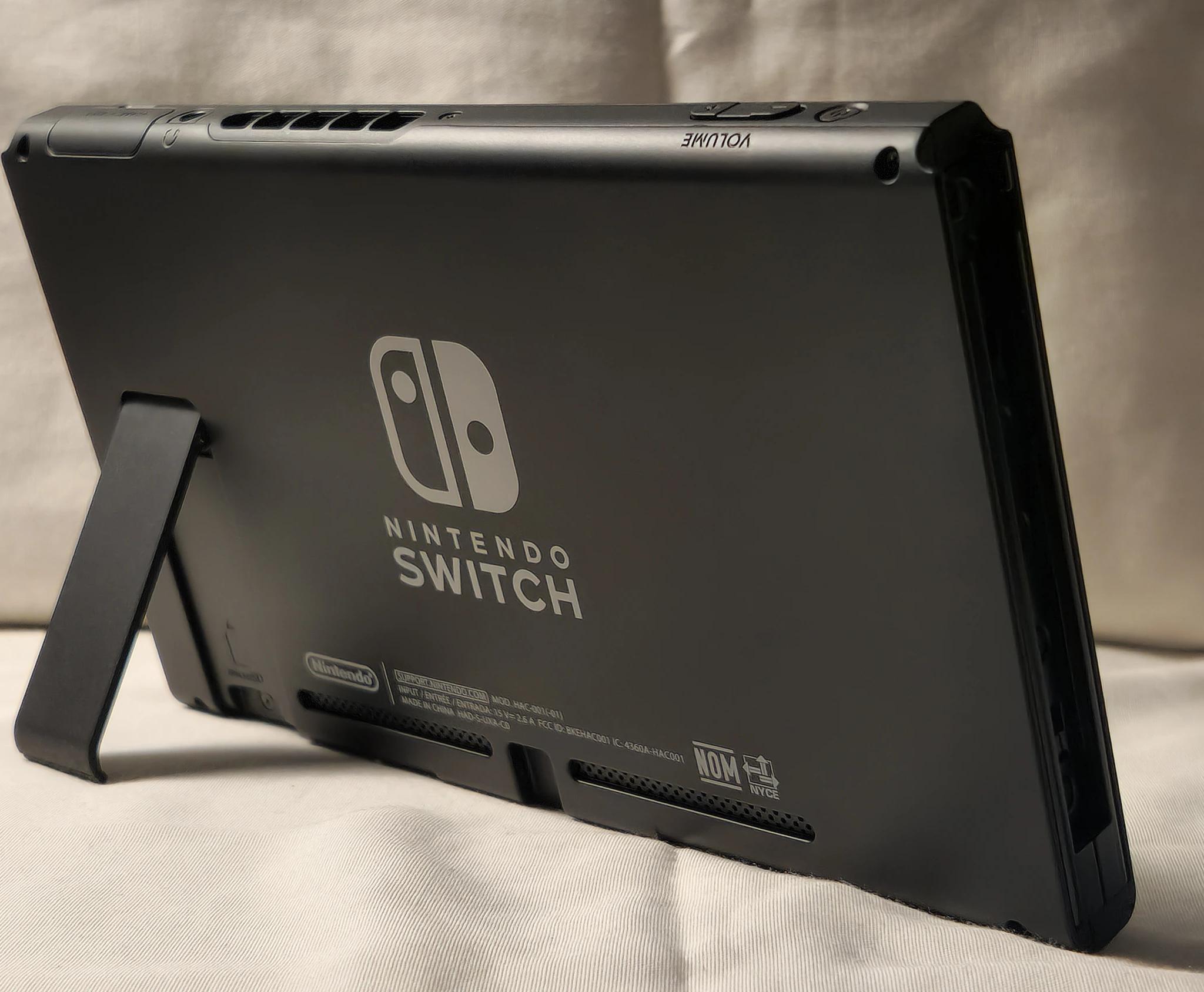 Nintendo Switch Black/Grey Used but Like New With Carrying Case