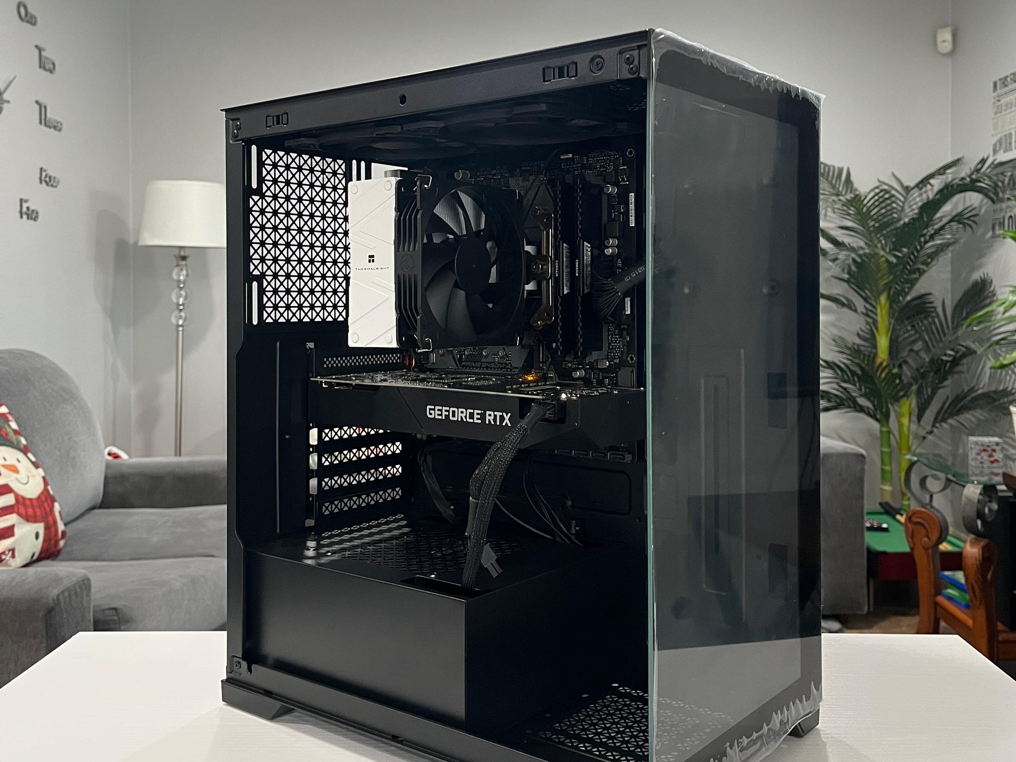 RTX 2060 6GB, Ryzen 7 2700X, 16GB RAM | Black Gaming Computer/PC
