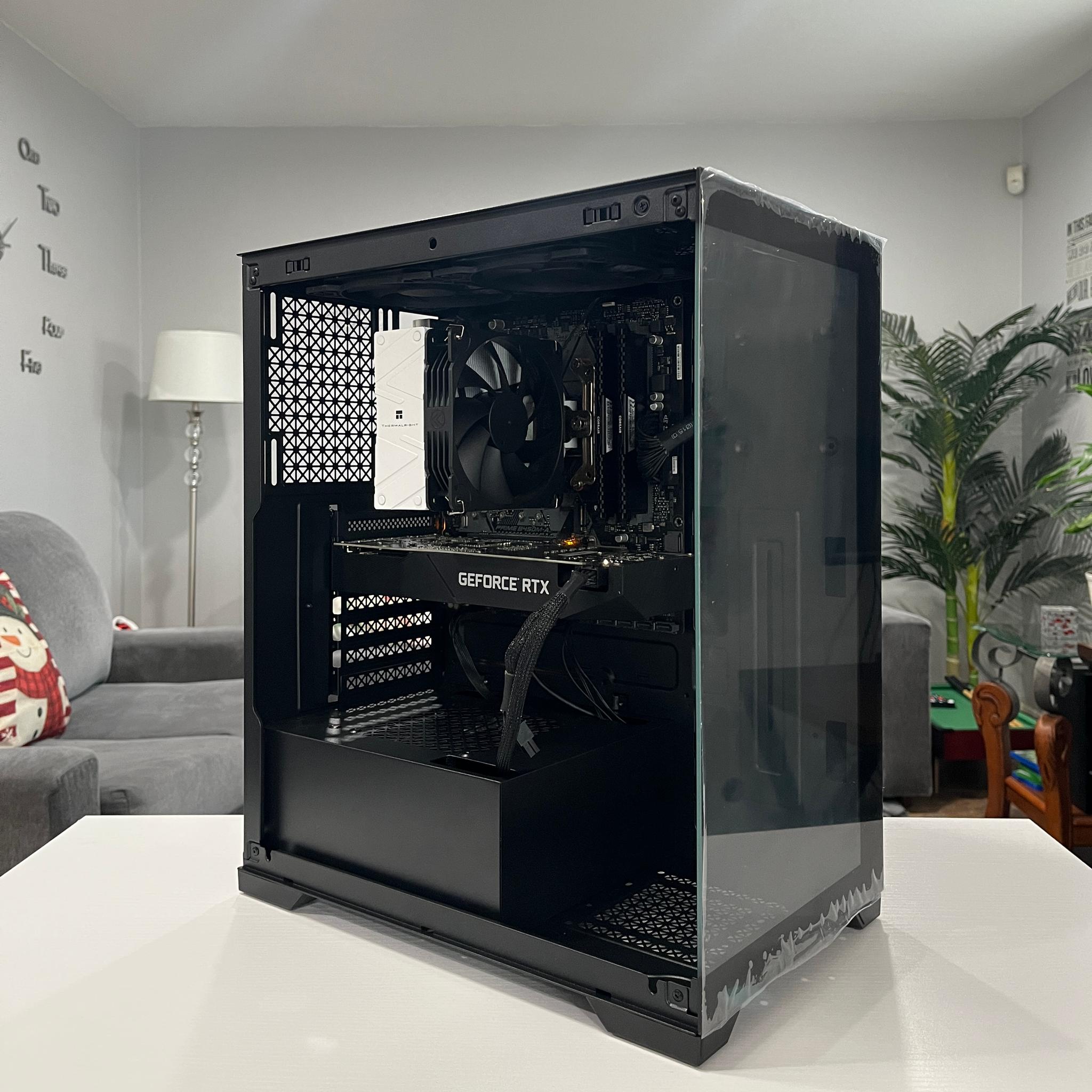 RTX 2060 6GB, Ryzen 7 2700X, 16GB RAM | Black Gaming Computer/PC