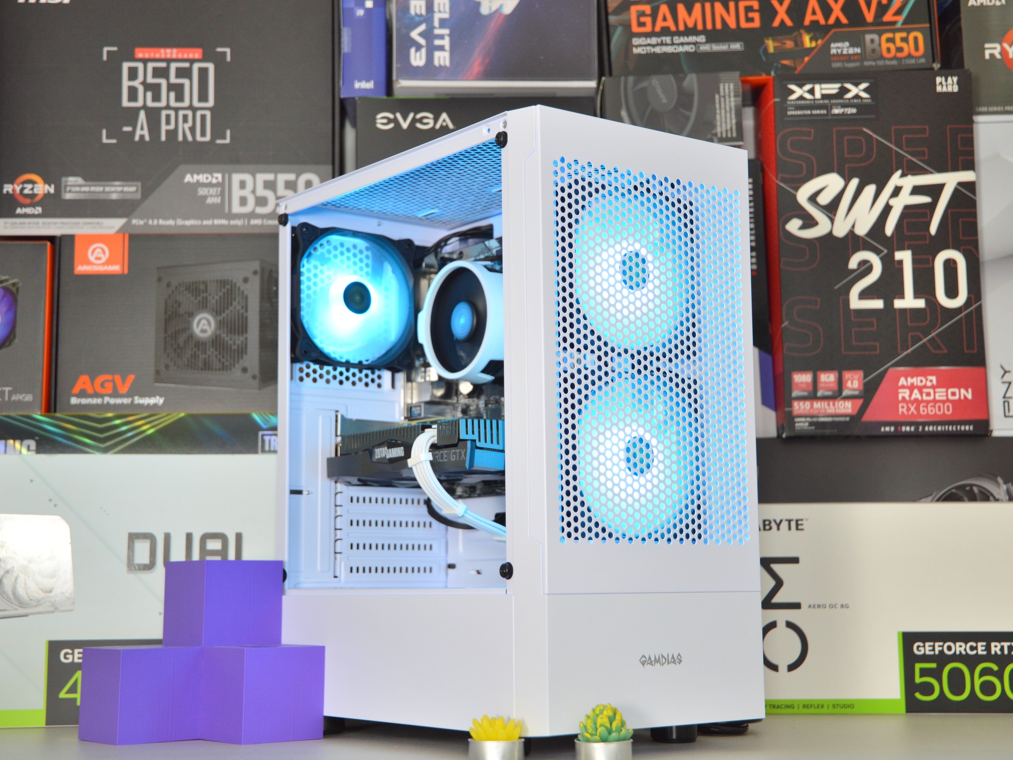⚪🟣| GTX 1660 Ti 6GB | RYZEN 5 3500 | 16GB DDR4 RAM | 512 GB NVME SSD | Violet Skies |
