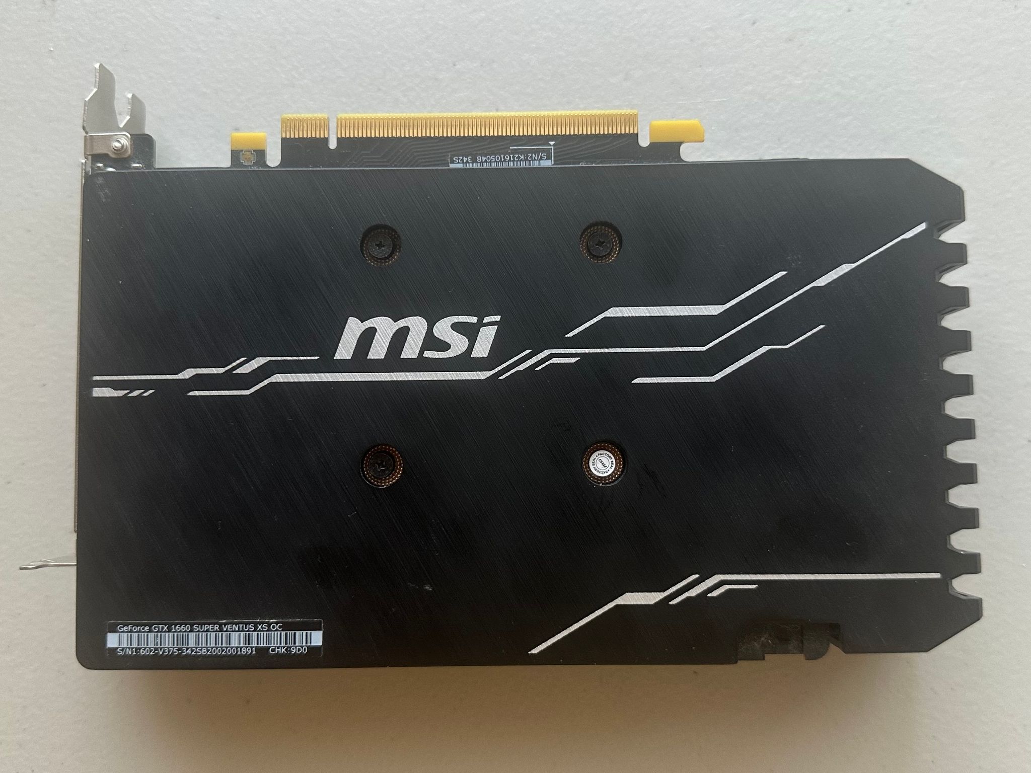 MSI GeForce GTX 1660 SUPER VENTUS XS OC