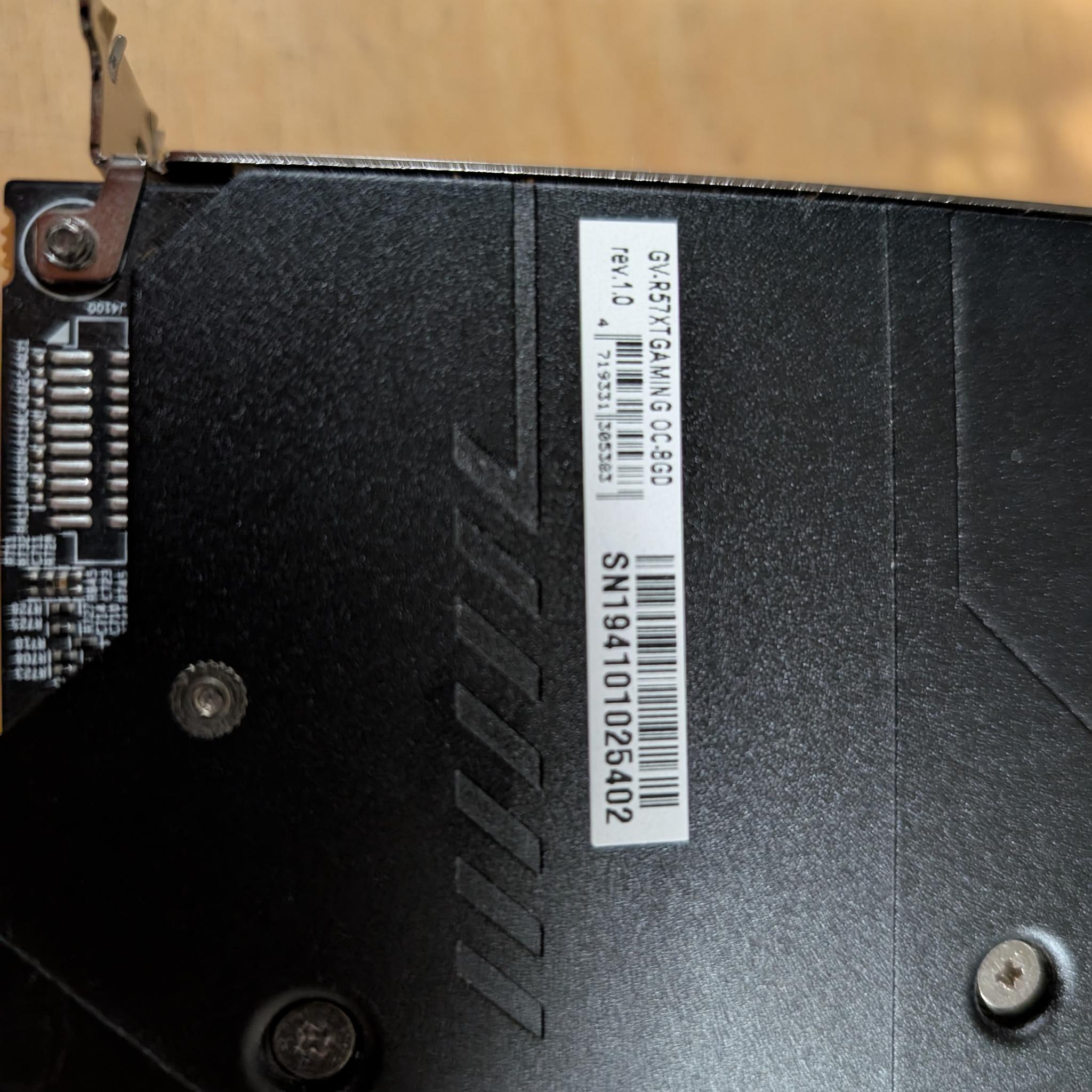 Gigabyte GAMING Radeon RX 5700 XT 8GB