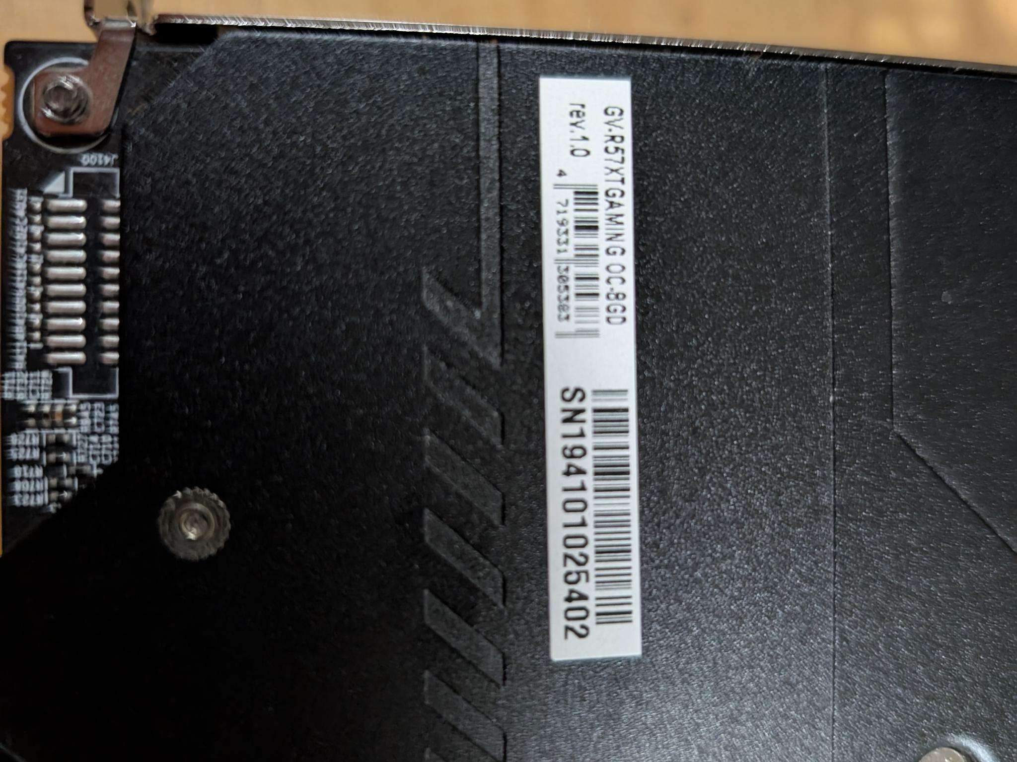 Gigabyte GAMING Radeon RX 5700 XT 8GB
