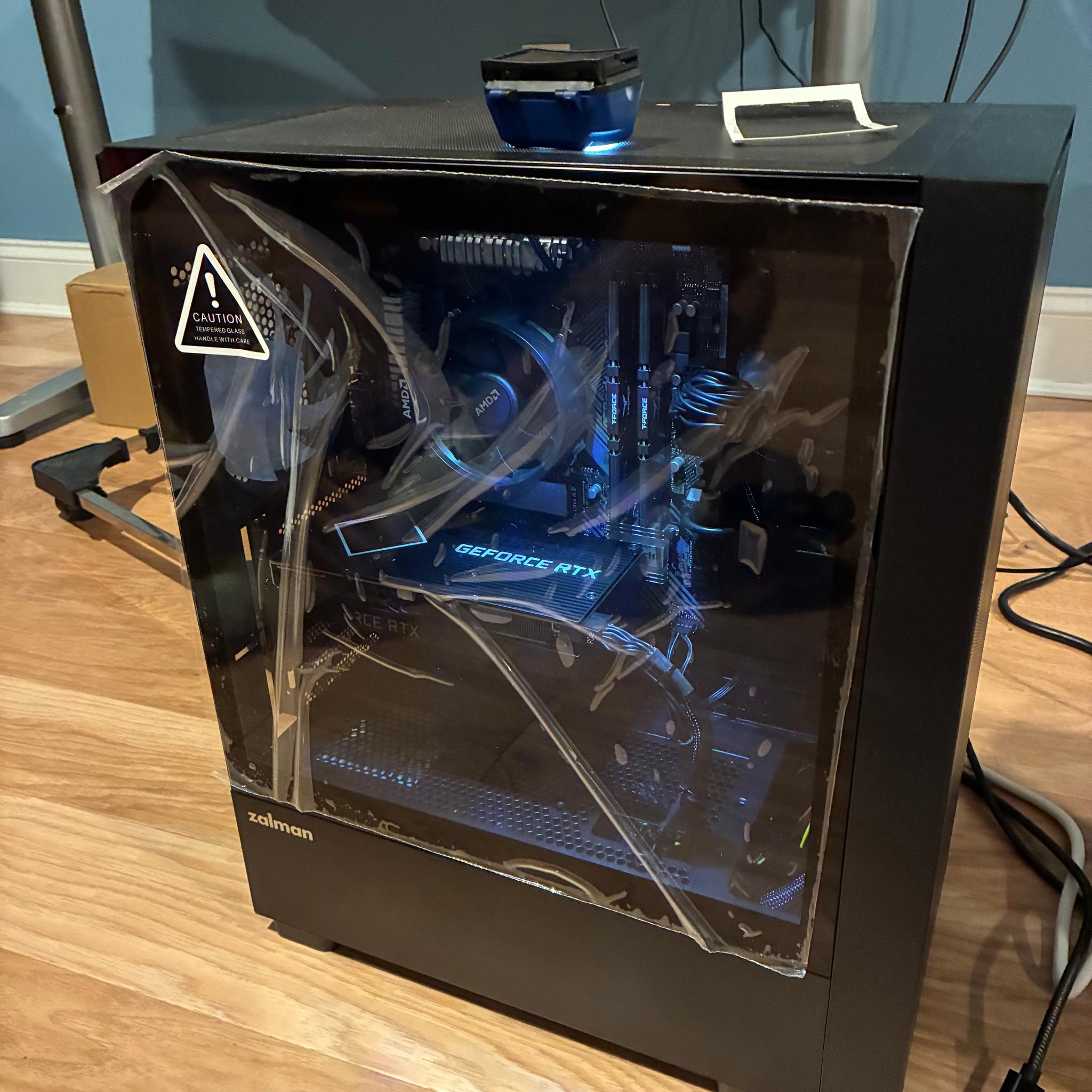 Gaming PC-Ryzen 5 5500/3060Ti/1TB SSD NVME/850W PSU