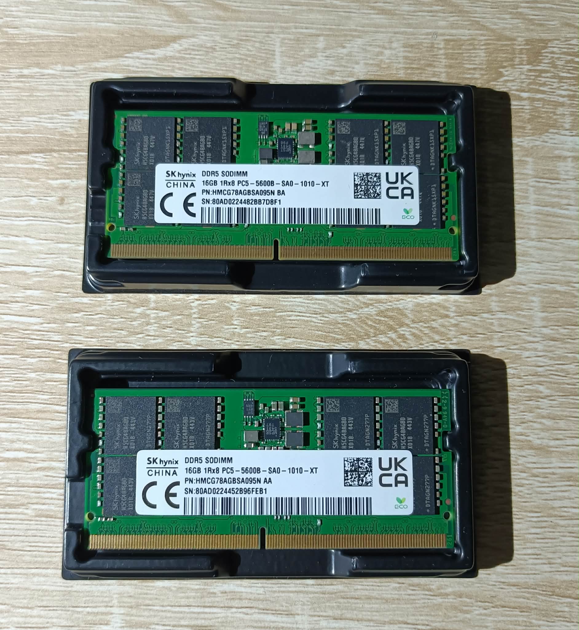 DDR5 32GB KIT (2x16GB) 5600mhz Sodimm Laptop RAM Memory SK HYNIX