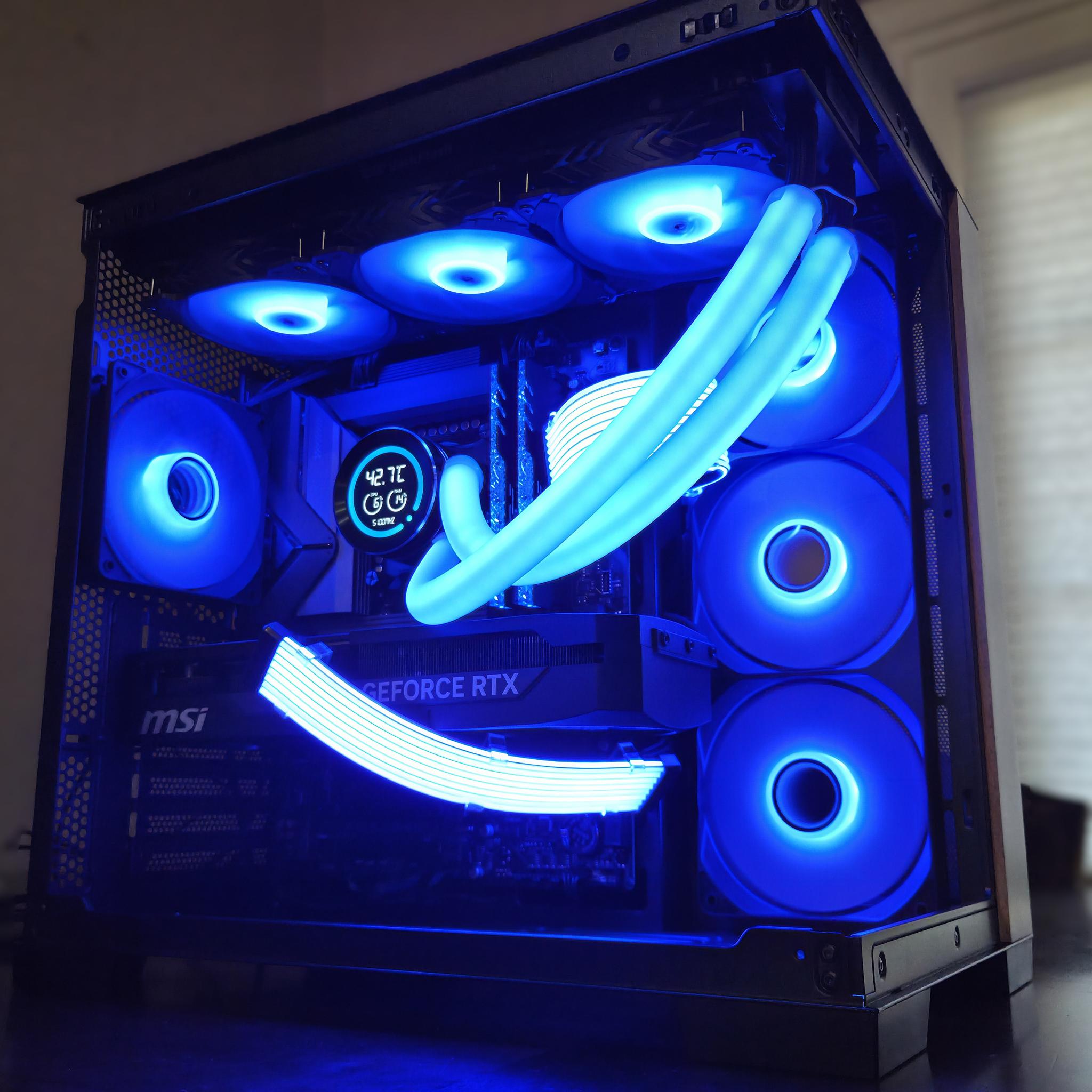 Onyxia!🐉 265F|5070|DDR5-32GB|1TB|Temp Display
