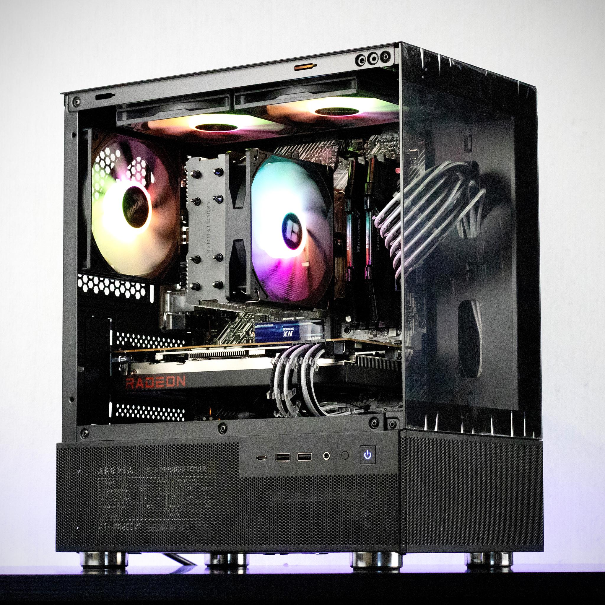 🌶️☘️🍨 RGB Gaming PC - RX 6700 XT ☀️  Ryzen 5 5600X ☀️ 32GB DDR4 ☀️ 1TB NVMe
