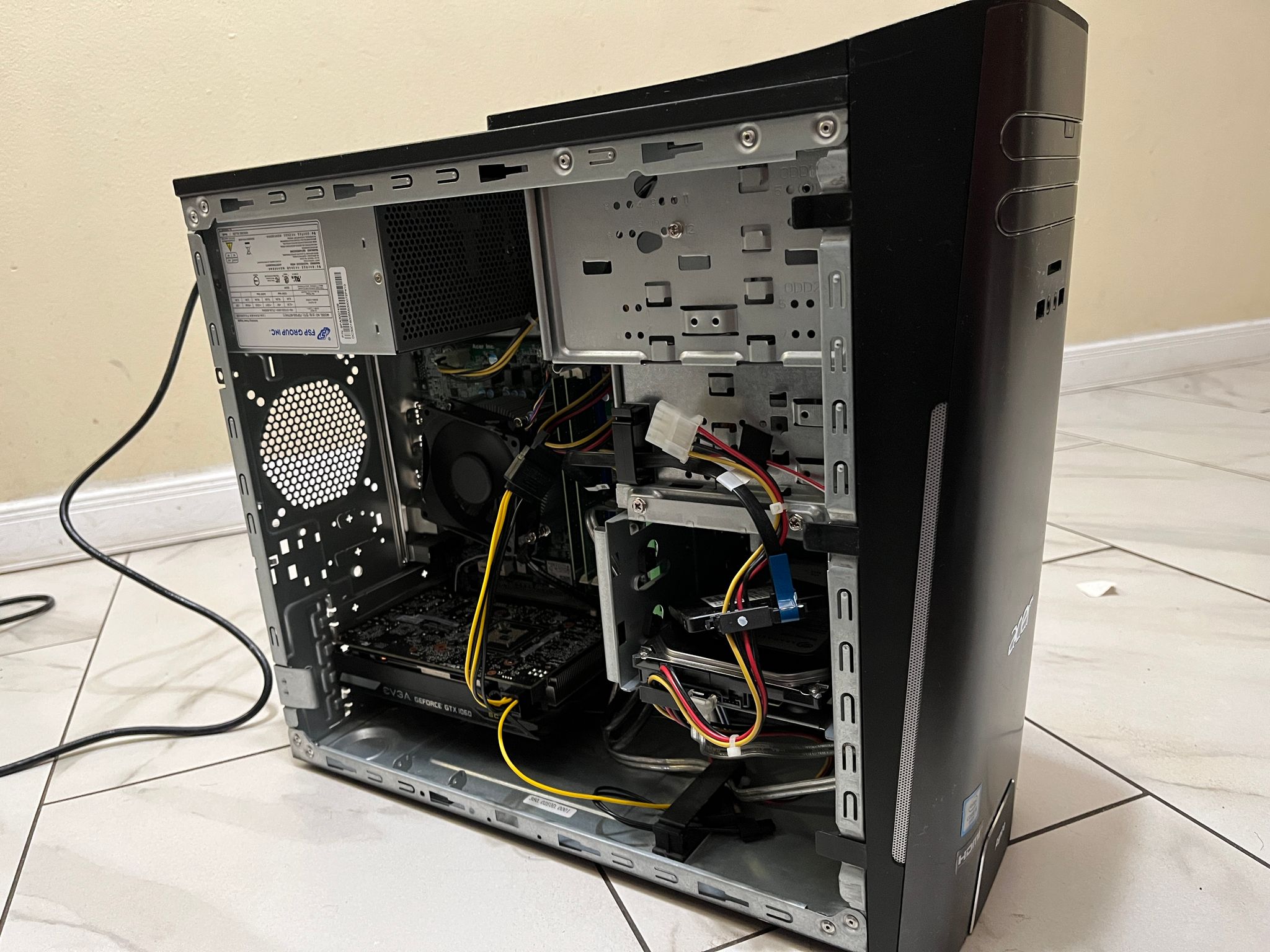 🟢🔥Budget Acer Aspire Gaming PC - GTX 1060 6GB, Intel i5-6400, 16GB RAM, 1.2TB Storage w/ Wi-Fi 🖥️🔵