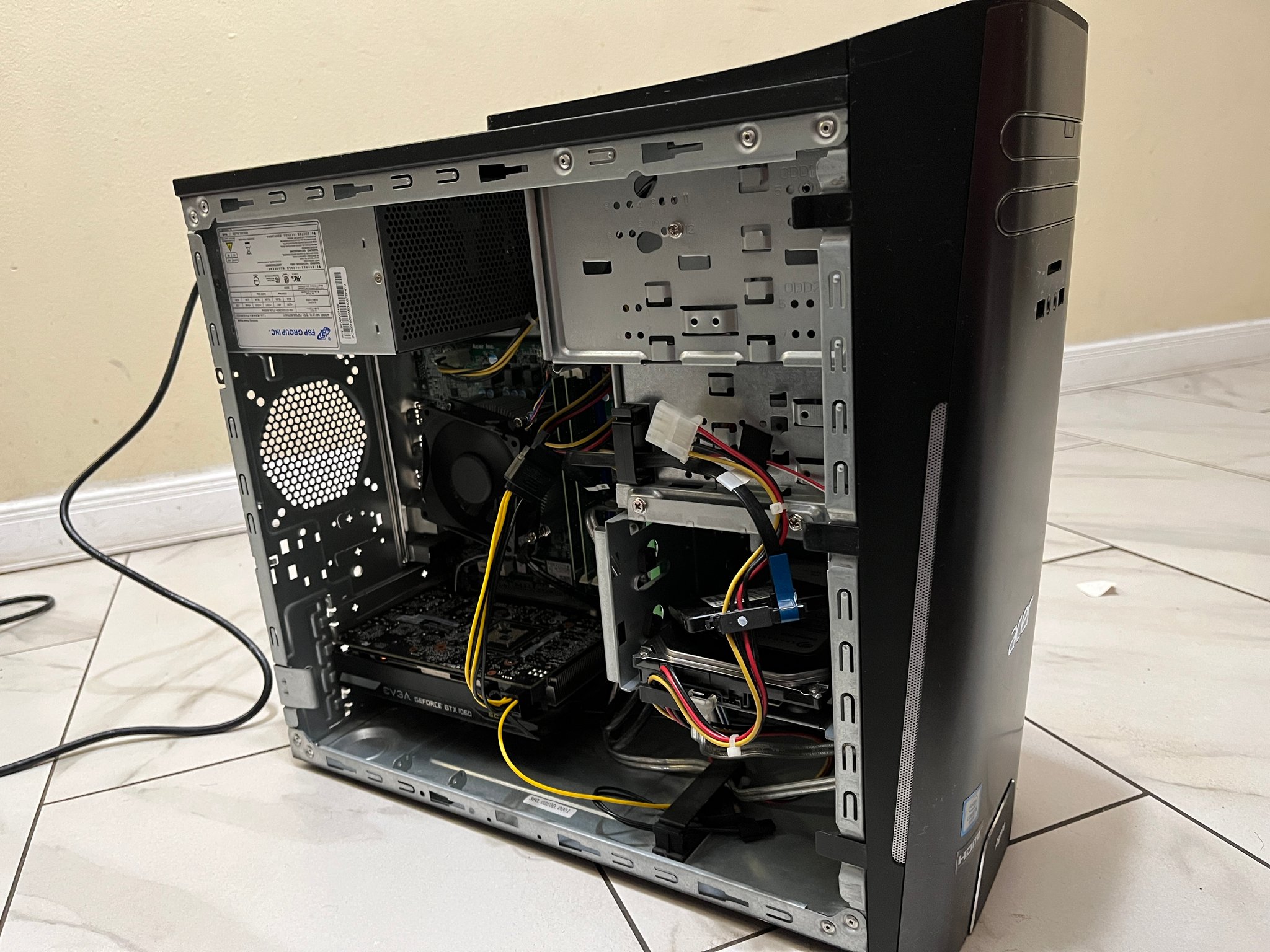 🟢🔥Budget Acer Aspire Gaming PC - GTX 1060 6GB, Intel i5-6400, 16GB RAM, 1.2TB Storage w/ Wi-Fi 🖥️🔵