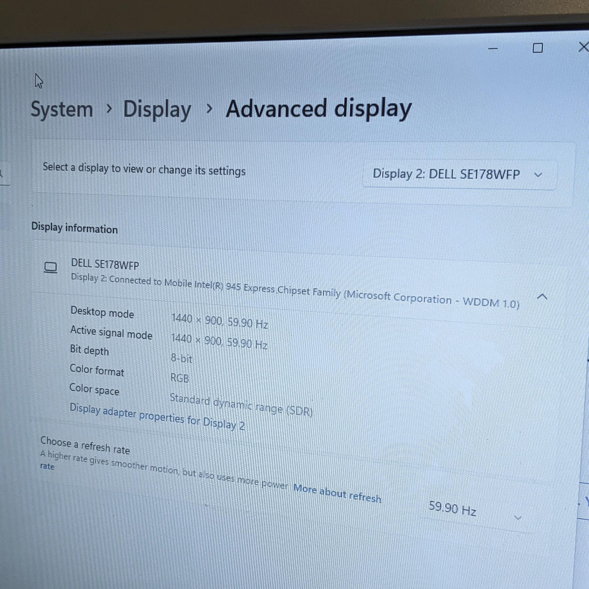 DELL SE178WFPc 17" 1440 x 900 60Hz Panel Glossy LCD Monitor w/ Cables