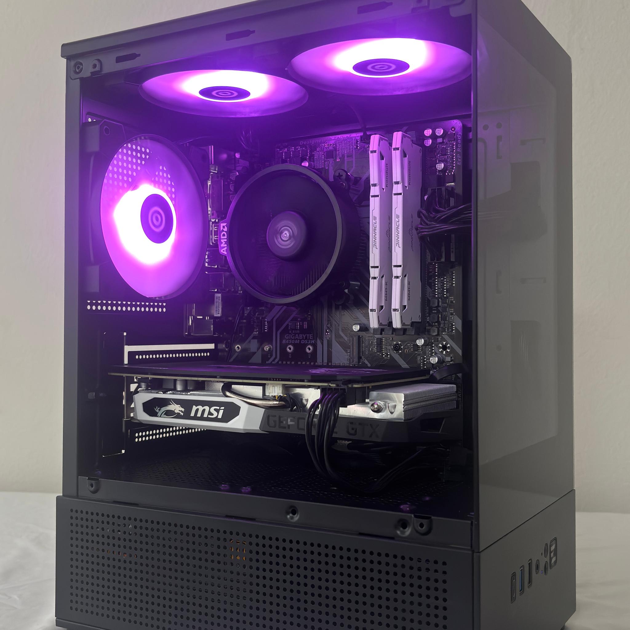 ❤️ Ryzen 5 2600 + GTX 1660 TI Budget Gaming PC | 16GB RAM | Win 11 Activated | 500GB SSD ❤️