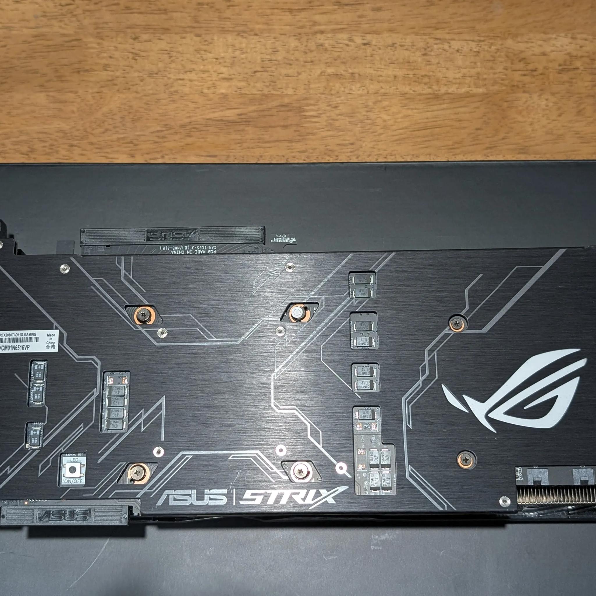 ASUS ROG-STRIX-RTX2080TI-O11G-GAMING GeForce RTX 2080 TI 11GB GDDR6