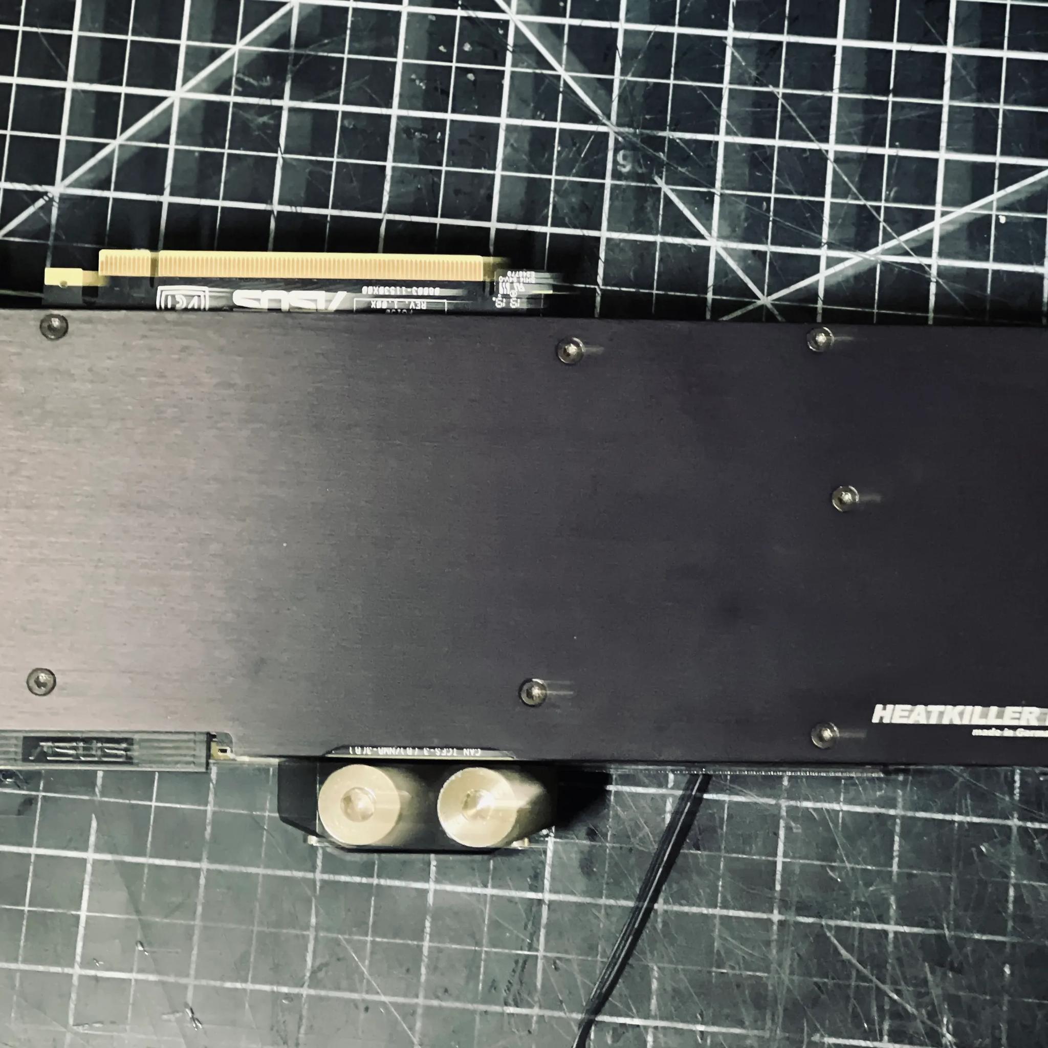 Asus RTX 2080 Ti Turbo w/ Heatkiller IV block/backplate