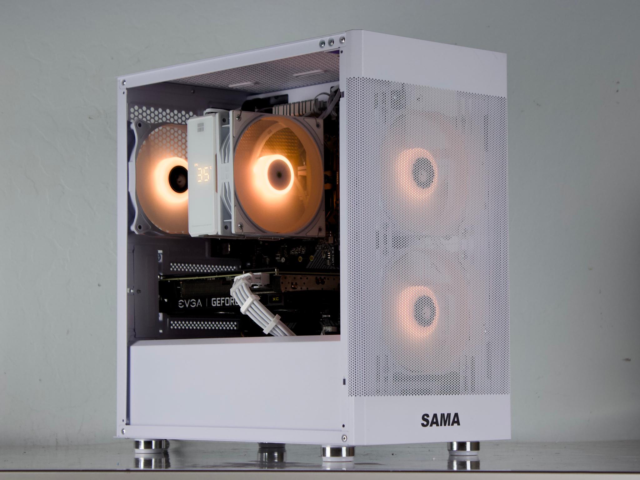🤍🩵 RTX 3060/ Ryzen 5500 / 16GB / 1TB Gaming PC 🩵🤍- ARGB, WiFi, BlueTooth